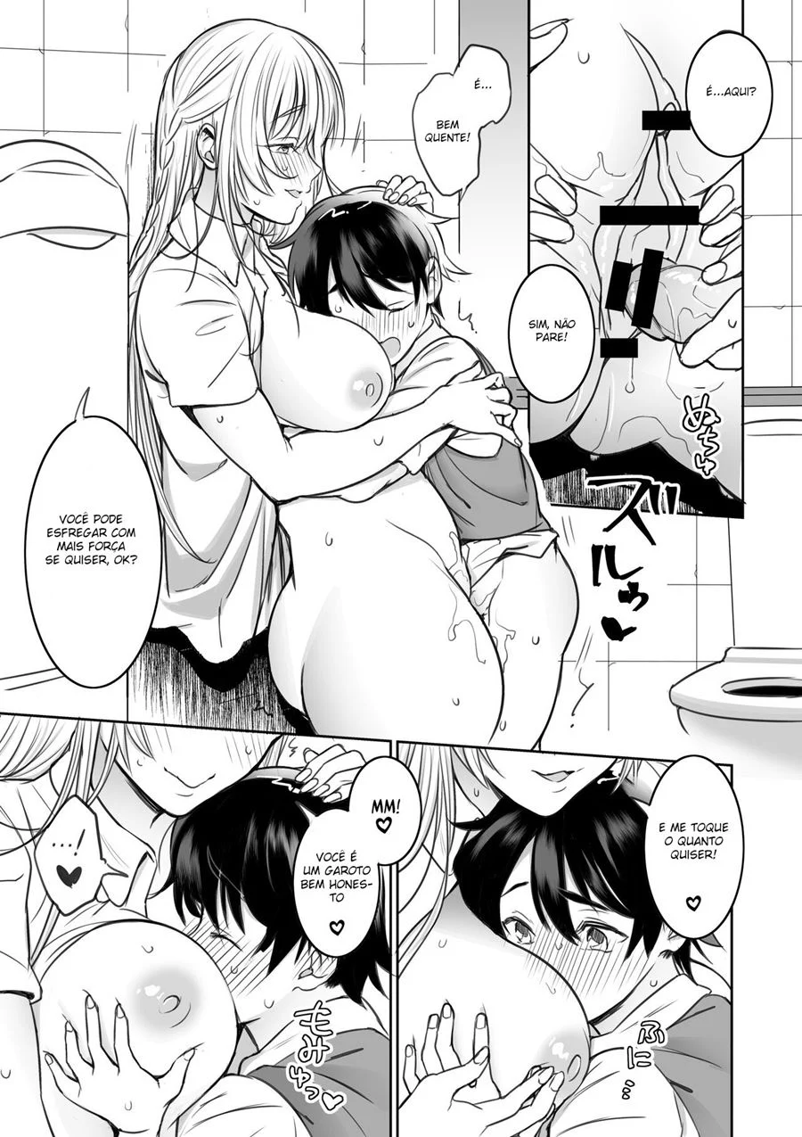 Onee-San da Biblioteca me Domina com Fetiches Proibidos em HQ Picante