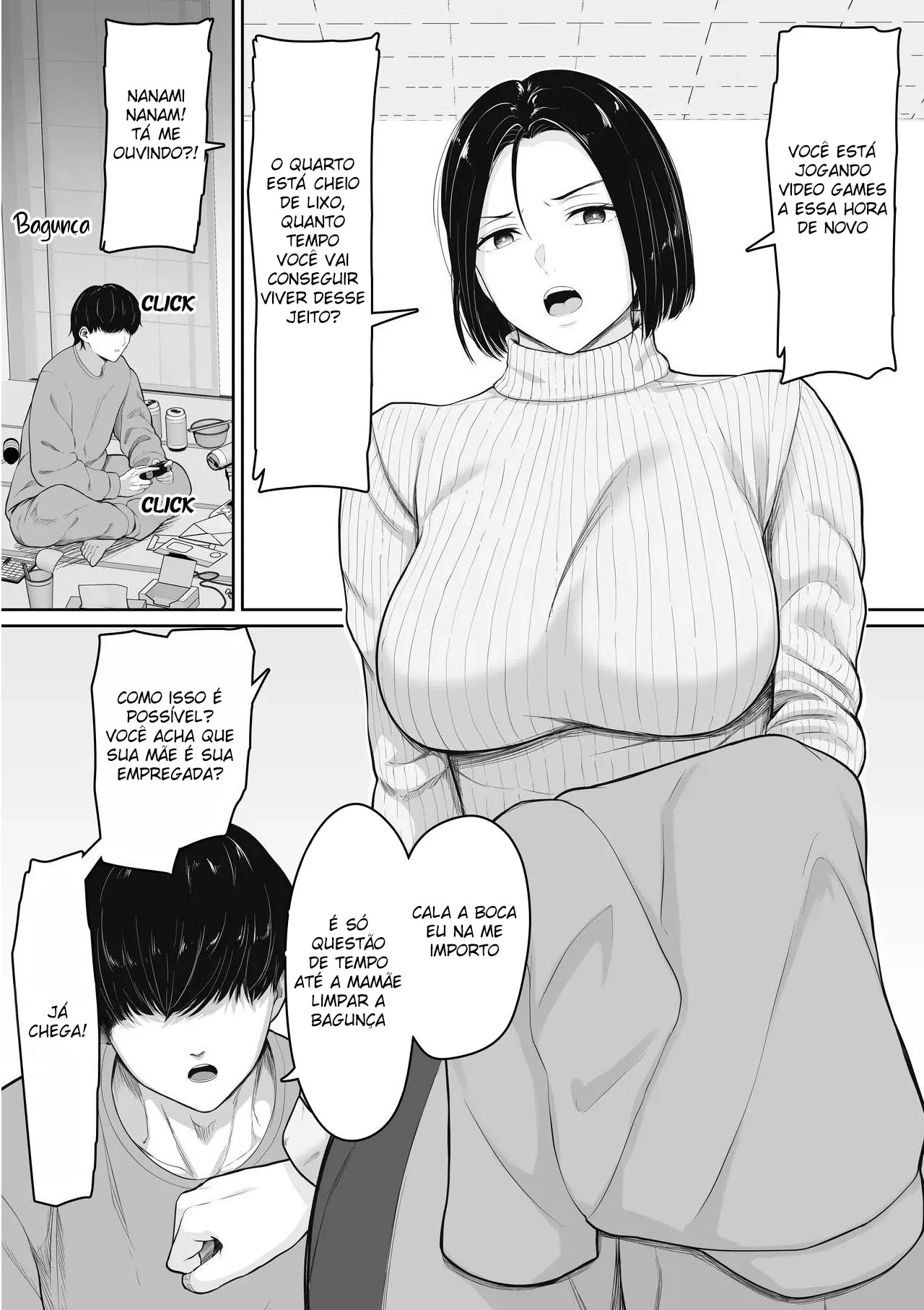 Gozei Sem Piedade Dentro da Minha Própria Mãe Corajosa - Hentai Explícito