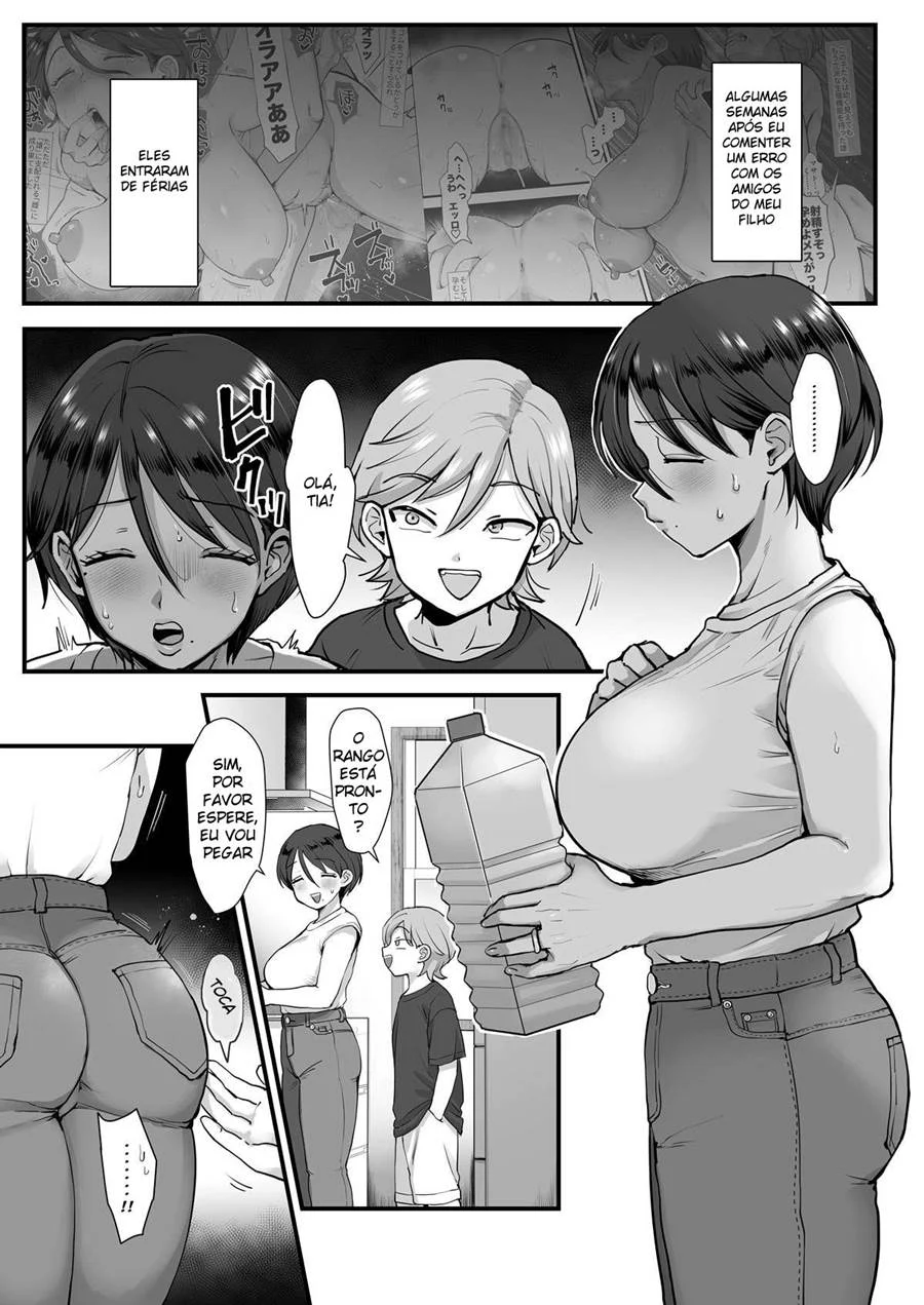 Mamãe Safada de Peitões: Hentai Explícito em HQ com Cenas Quentes