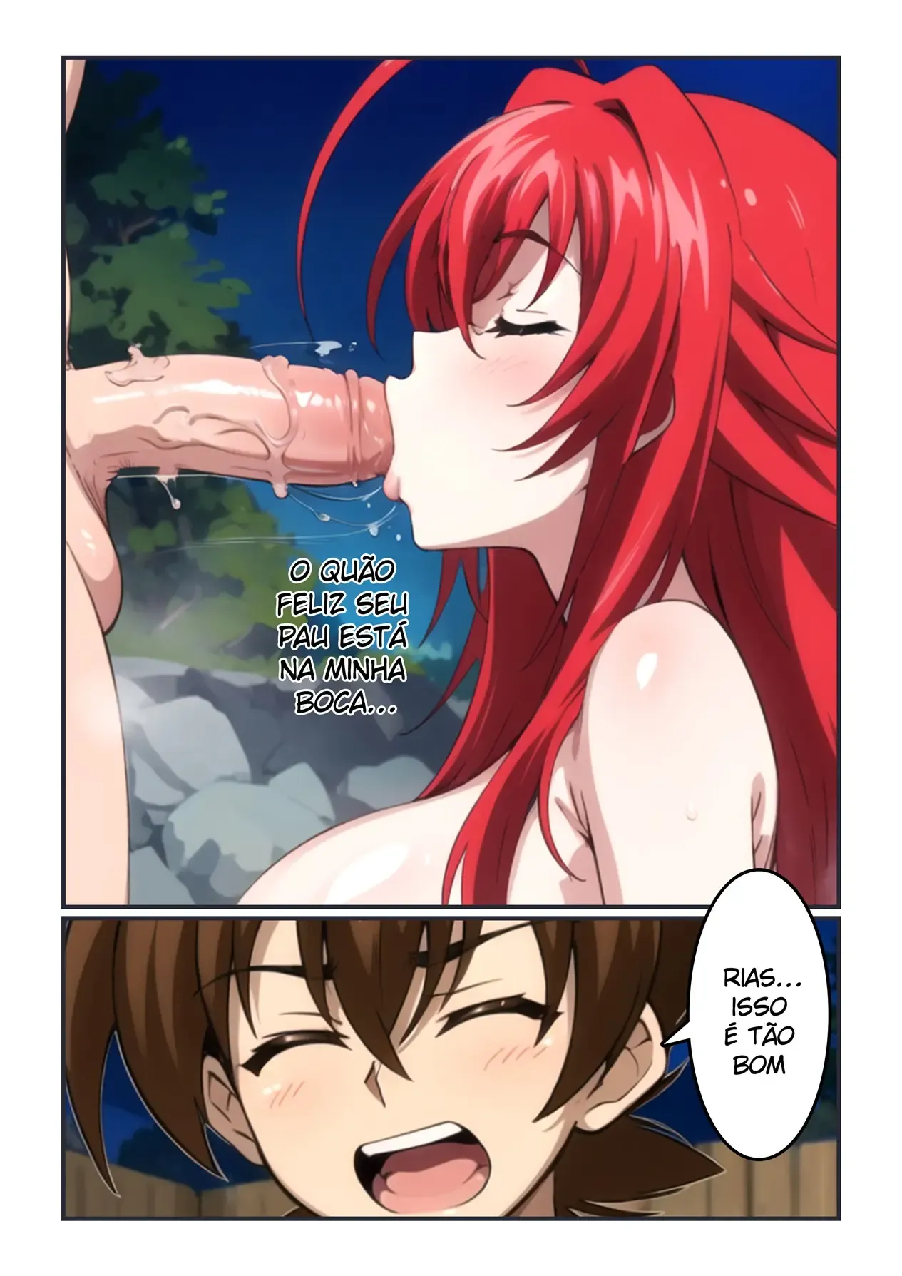 Uma Noite de Paixão Ardente com Rias - Hentai Explícito de High School DxD