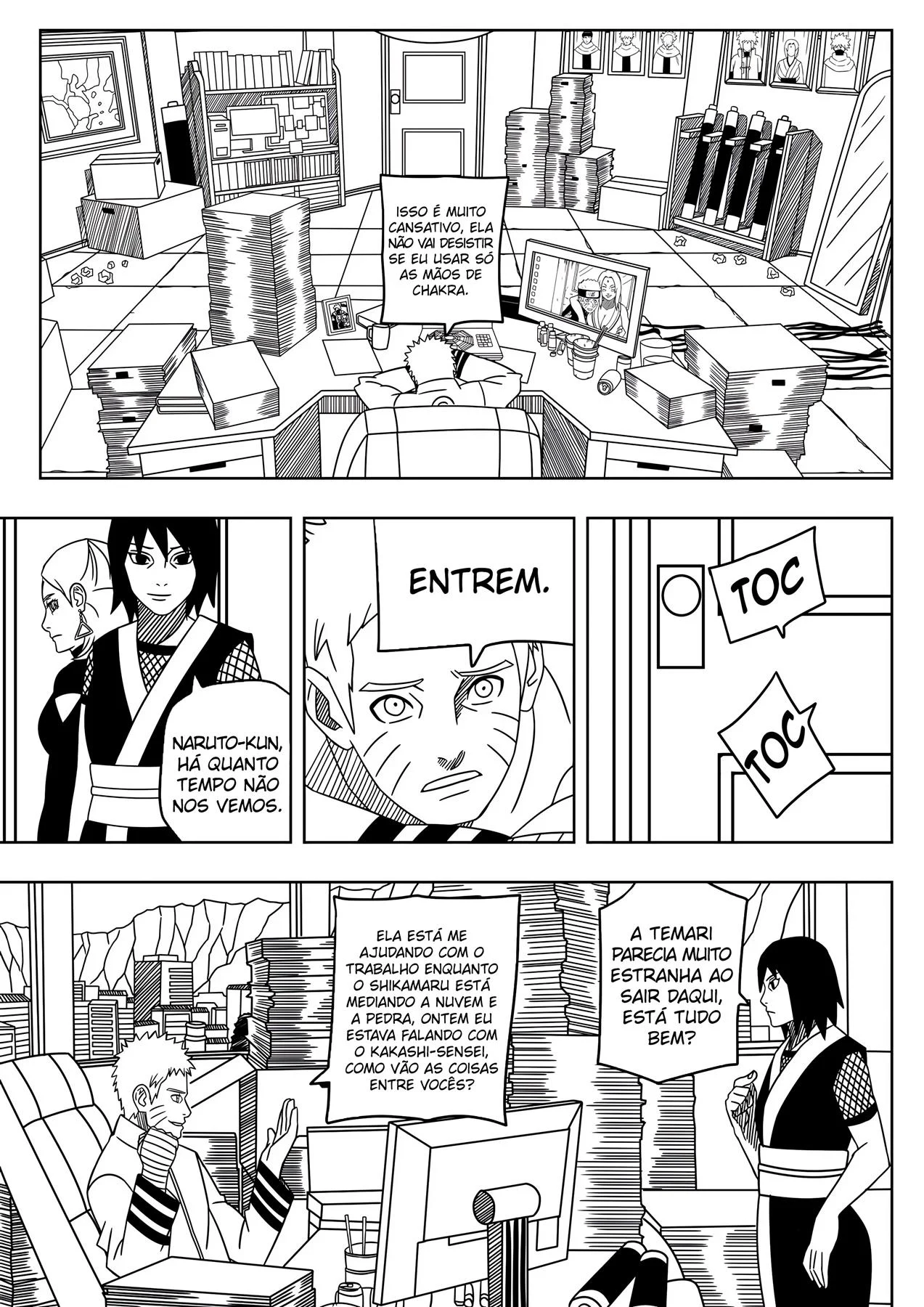 Naruto é Dominado por uma Visita Inesperada em HQ Explícita Naruto é Dominado por uma Visita Inesperada em HQ Explícita