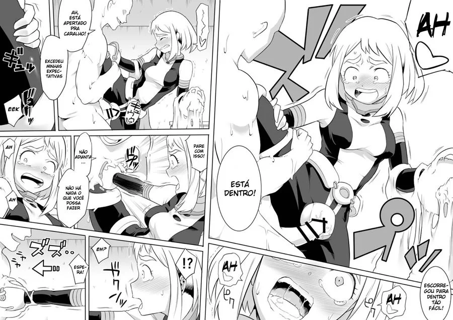 Uraraka Submissa: Fodas Explícitas em HQ Erótica de Boku no Hero