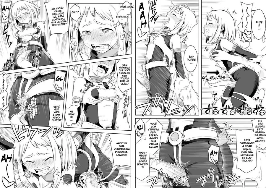 Uraraka Submissa: Fodas Explícitas em HQ Erótica de Boku no Hero