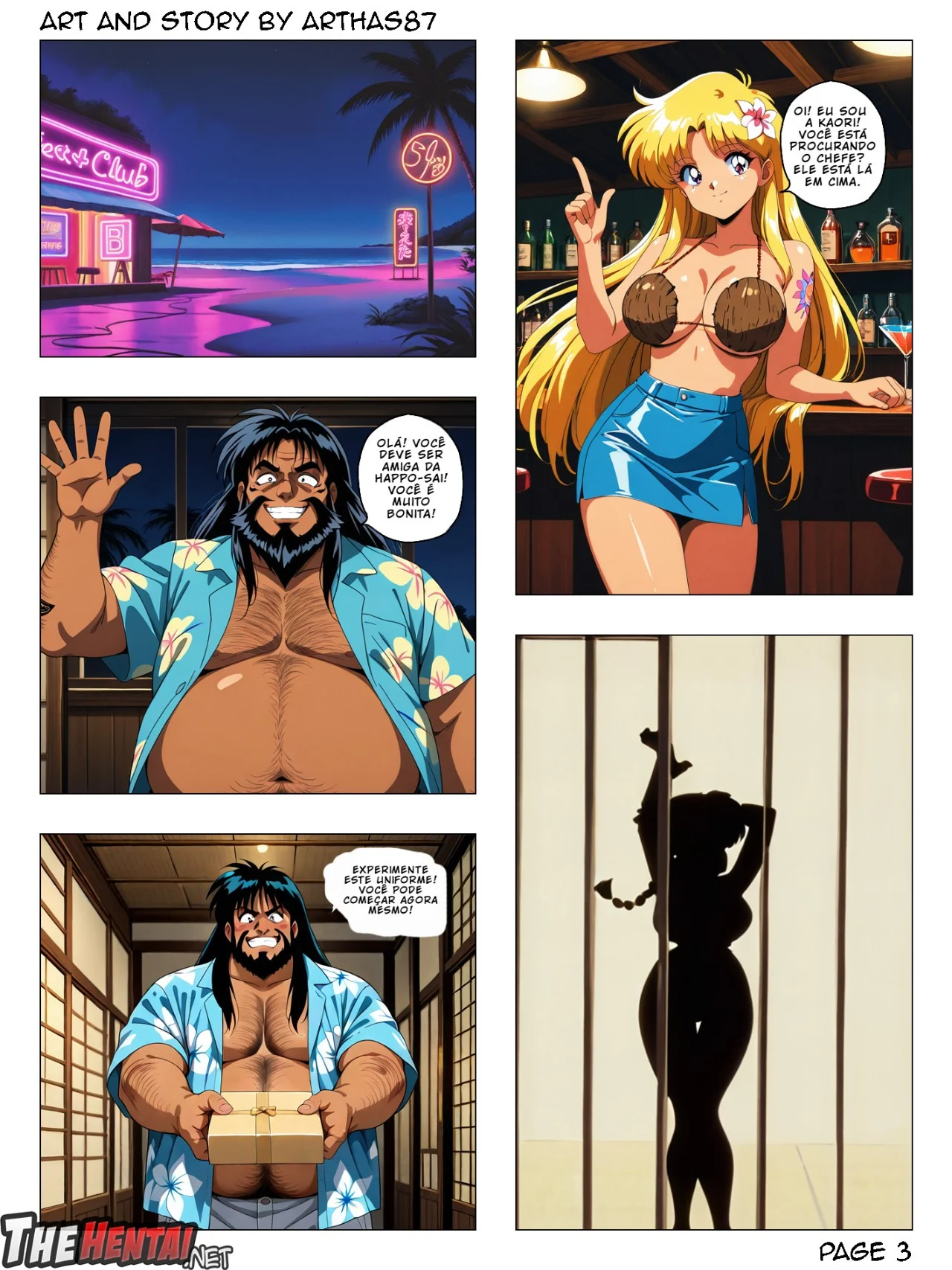 Safadezas de Férias: Hentai Explícito em HQ para Adultos