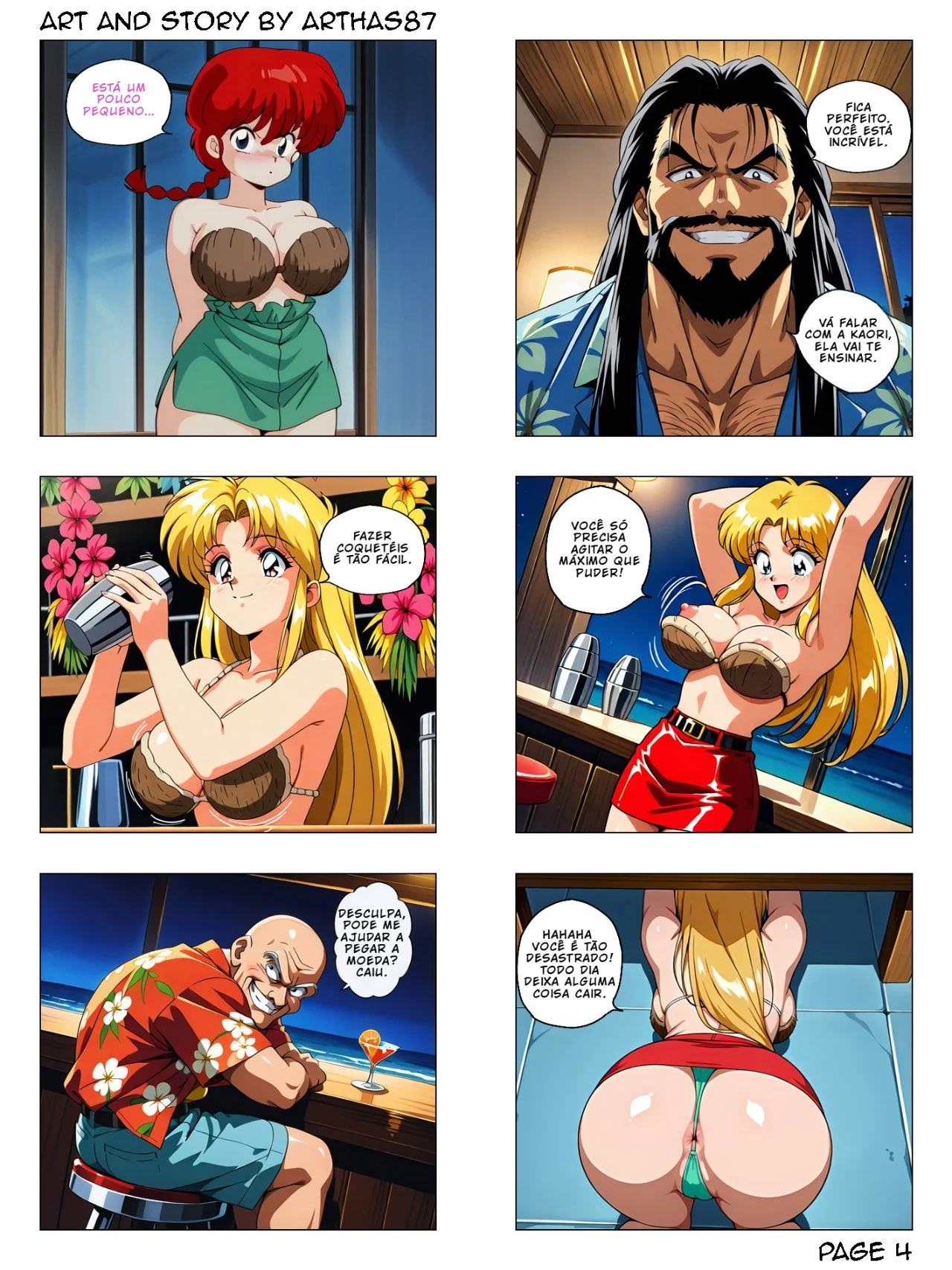 Safadezas de Férias: Hentai Explícito em HQ para Adultos