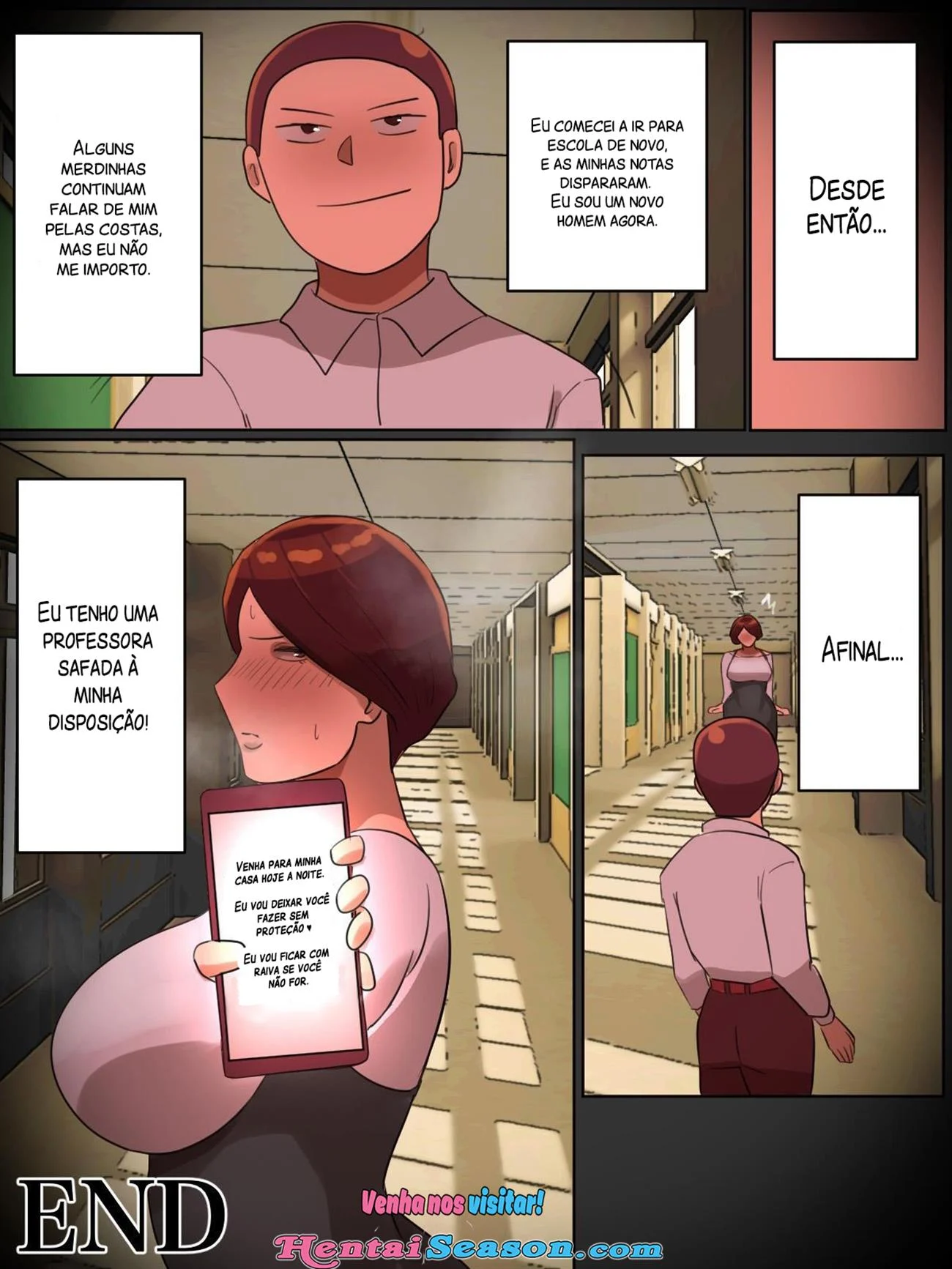 Quer Transar com o Professor? Hentai Picante de Aluna Sedutora