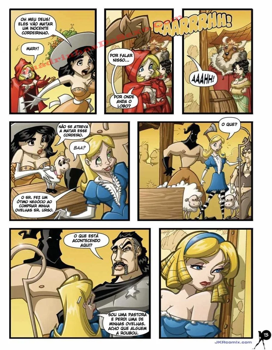 Lobo Devora Chapéuzinho no Bosque: Sexo Brutal nos Quadrinhos Eróticos Lobo Devora Chapéuzinho no Bosque: Sexo Brutal nos Quadrinhos Eróticos