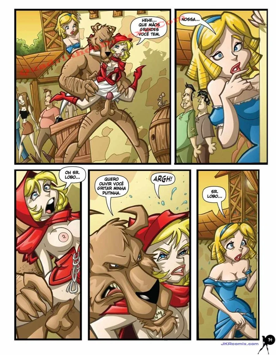 Lobo Devora Chapéuzinho no Bosque: Sexo Brutal nos Quadrinhos Eróticos