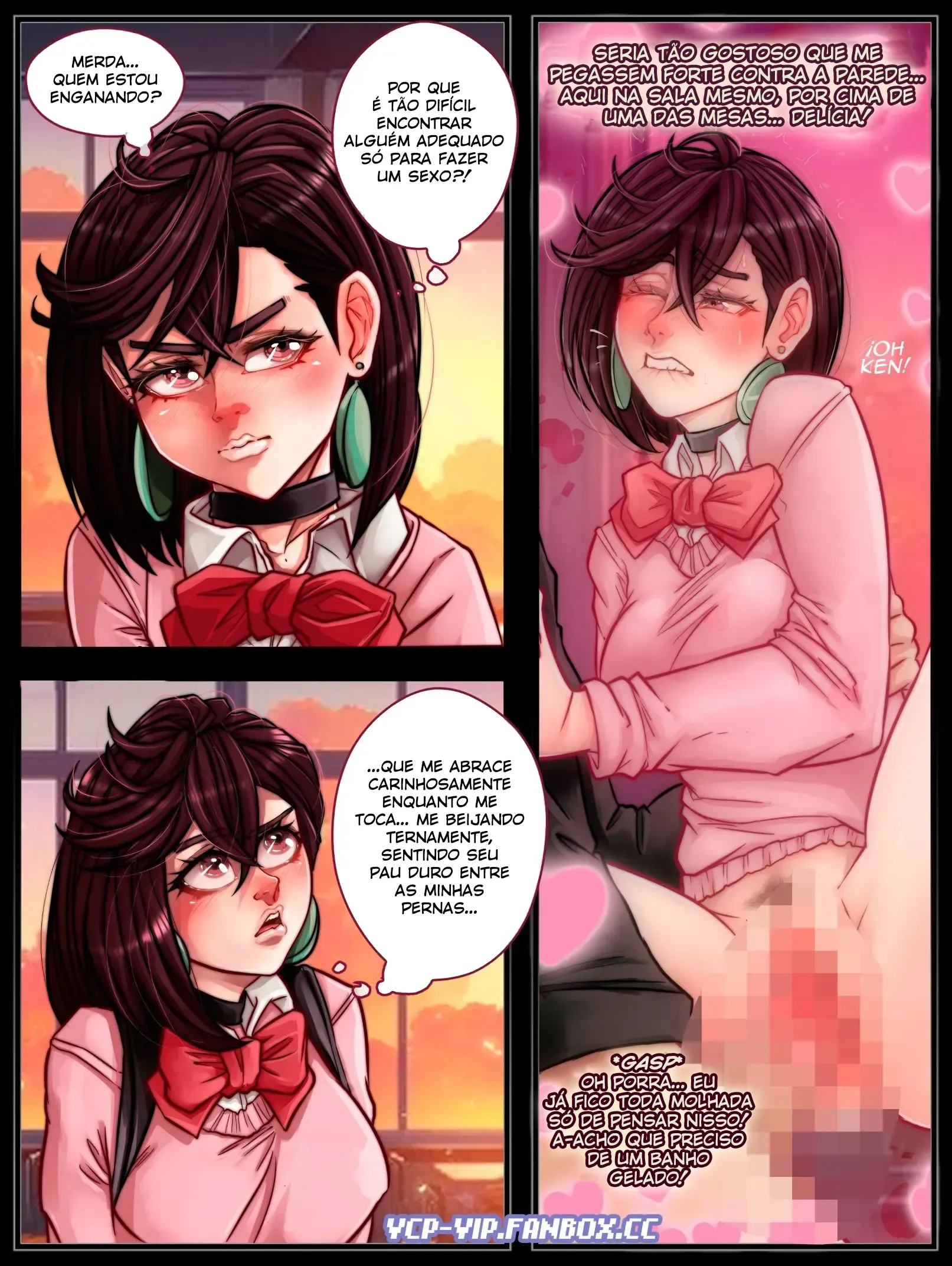 Andou Sentando no Pau Gigante - Hentai Explícito