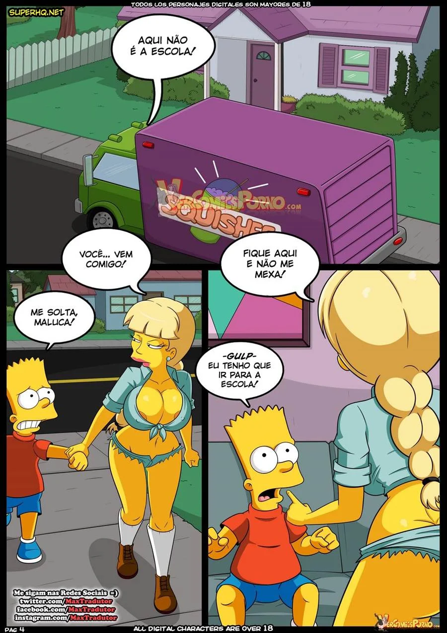 Hentai dos Simpsons: Quadrinhos Obscenos de Sexo Explícito