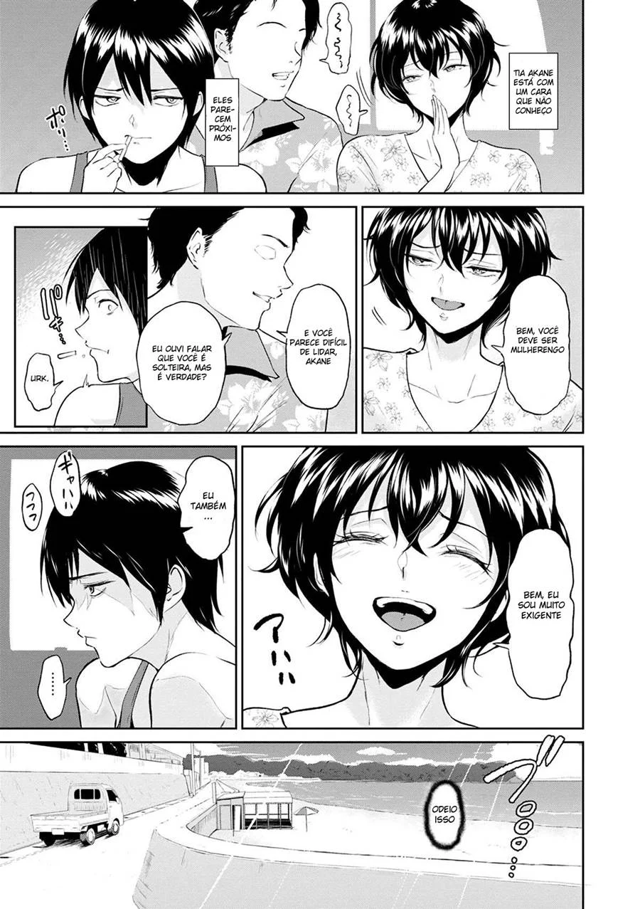 Verão Ardente: As Travessuras Picantes da Tia Akane - Hentai Incestuoso