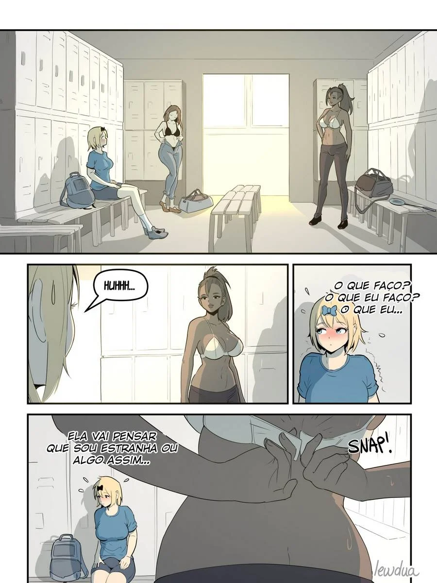 No Vestuário Secreto: Futa Fode Duro em HQ Proibida