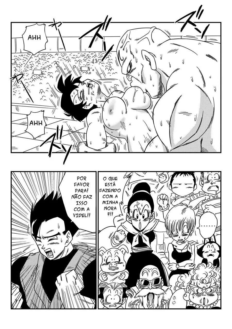 Videl Dominada por Spopovich - Sexo Explícito em Quadrinhos de Dragon Ball