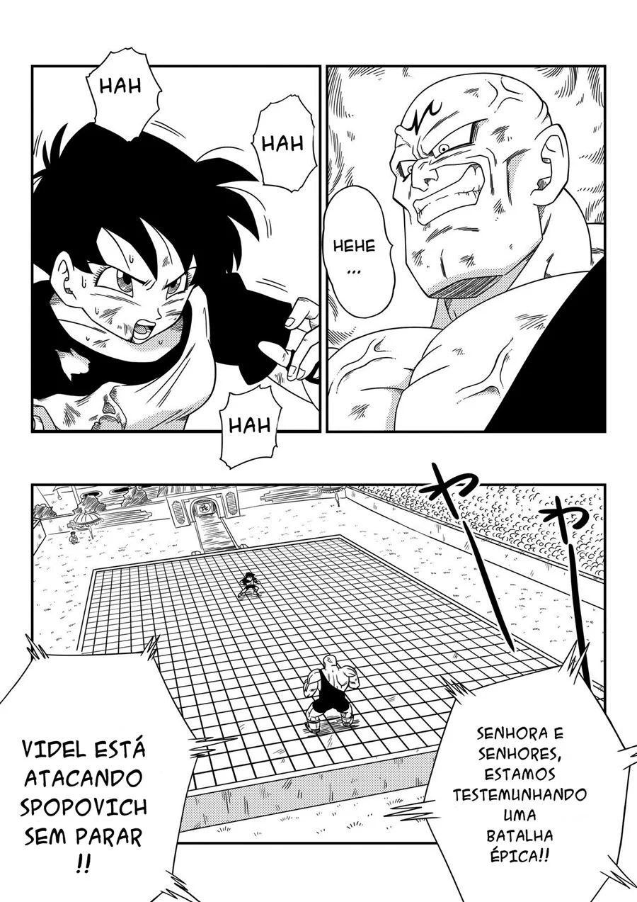 Videl Dominada por Spopovich - Sexo Explícito em Quadrinhos de Dragon Ball