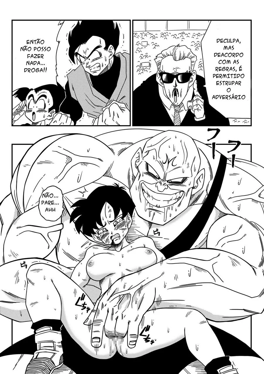 Videl Dominada por Spopovich - Sexo Explícito em Quadrinhos de Dragon Ball