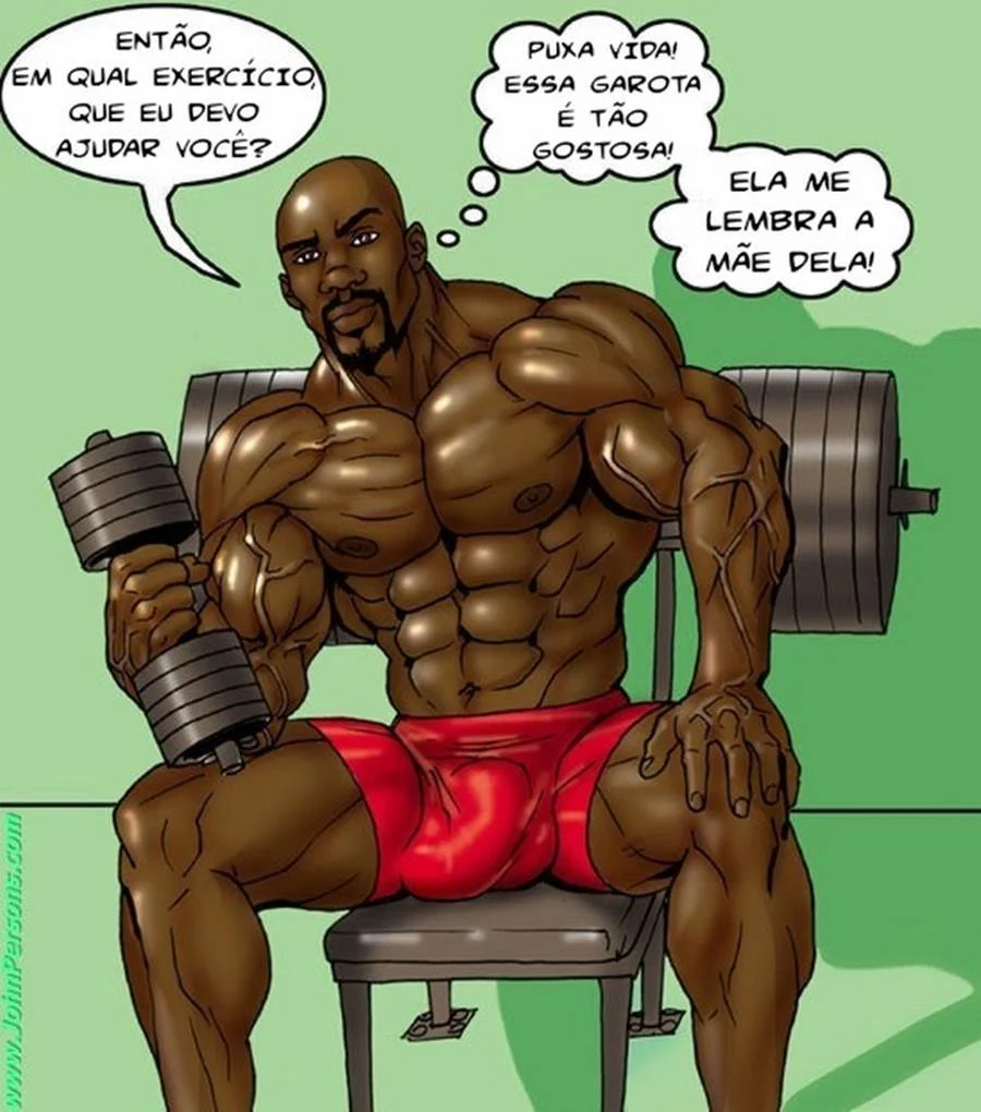 Loiras Safadas Transando com Negrões - Histórias Eróticas em HQ