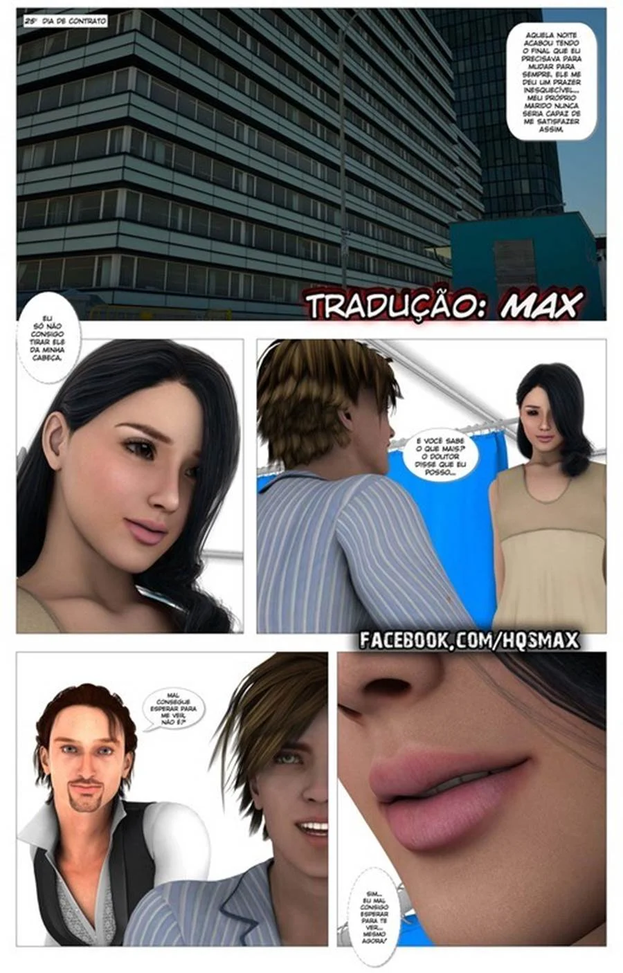 Quadrinhos Eróticos: Traição Explícita em Violet Off Color Blue 4 - Cenas Picantes de HQ