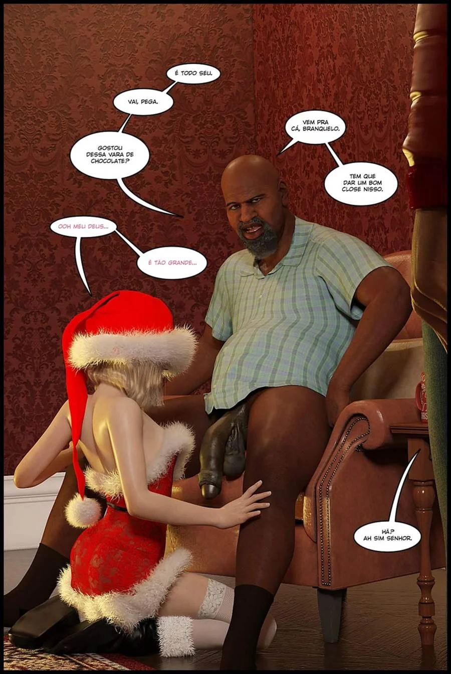 Violeta em Festa: Natal S3X0 3D Explícito em HQ para Acalorar Suas Noites