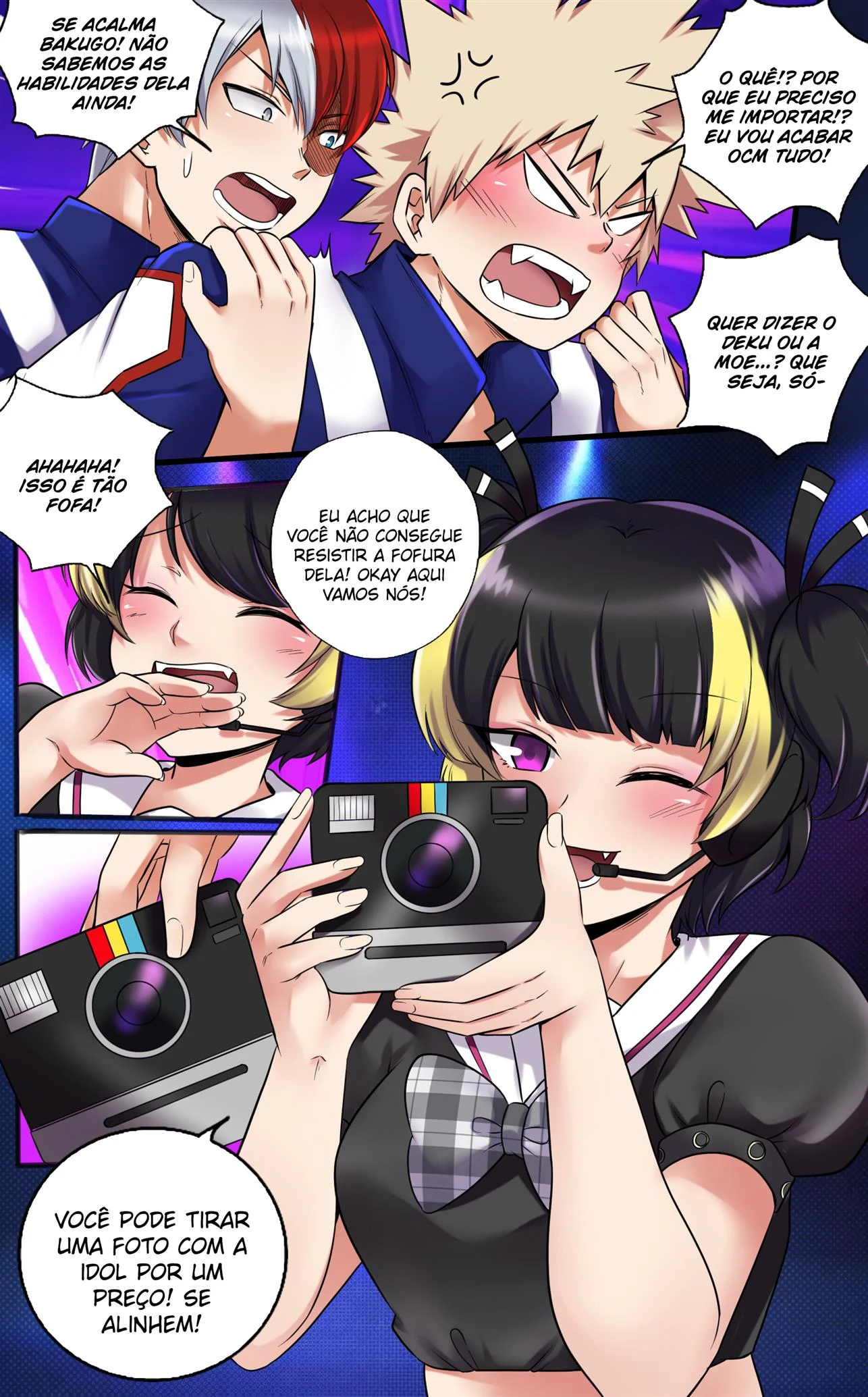 Sendo dominadas pelo vilão: Putarias de Boku no Hero em HQ