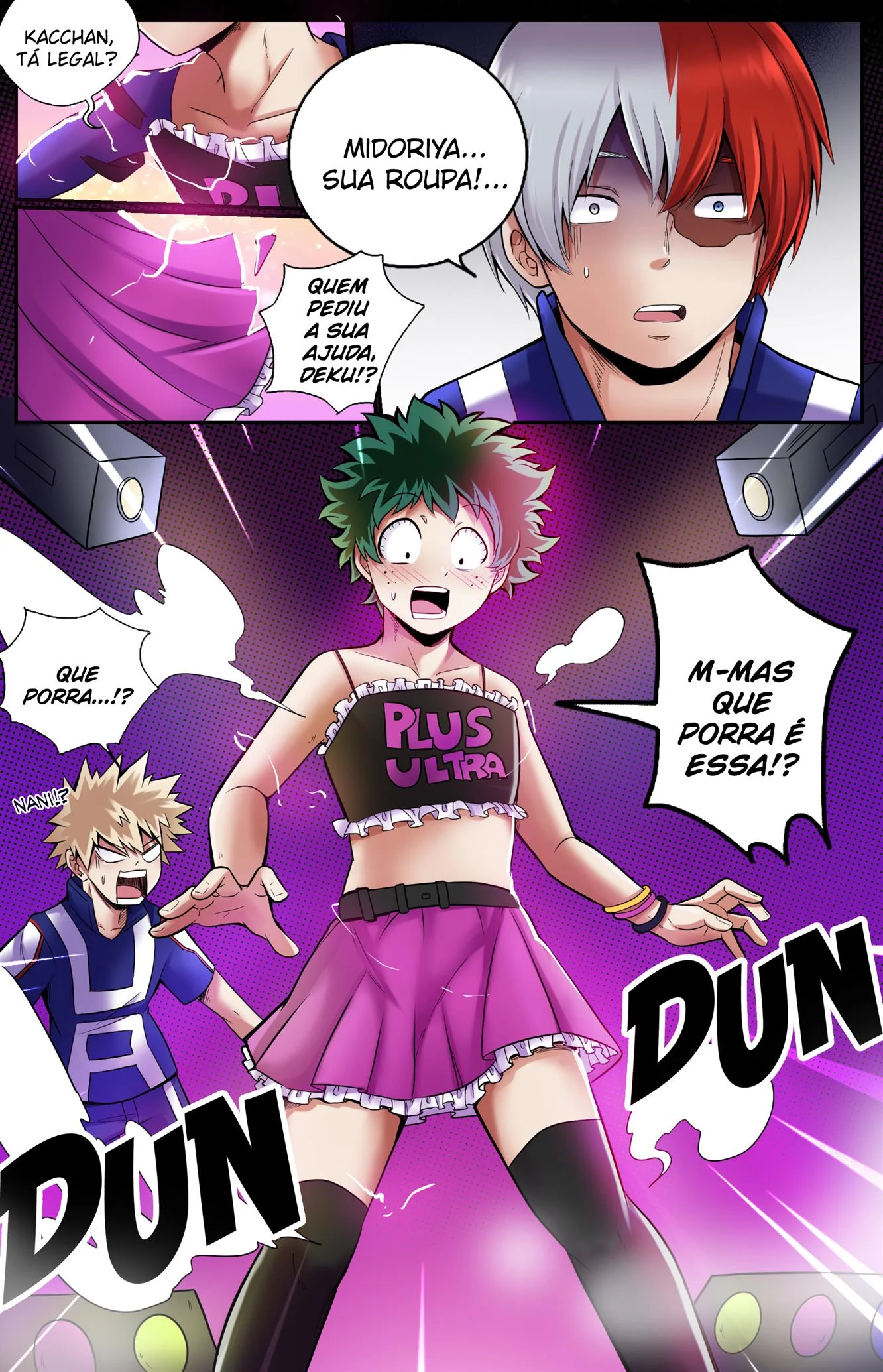 Sendo dominadas pelo vilão: Putarias de Boku no Hero em HQ