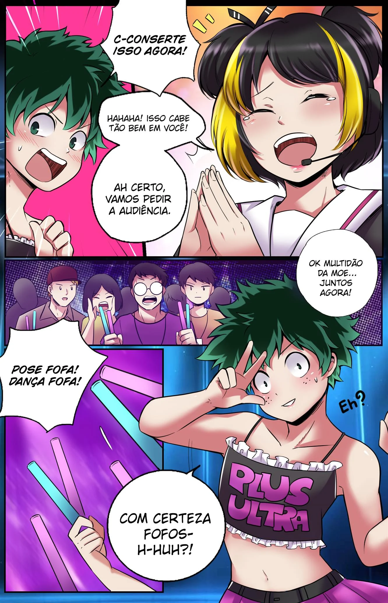 Sendo dominadas pelo vilão: Putarias de Boku no Hero em HQ