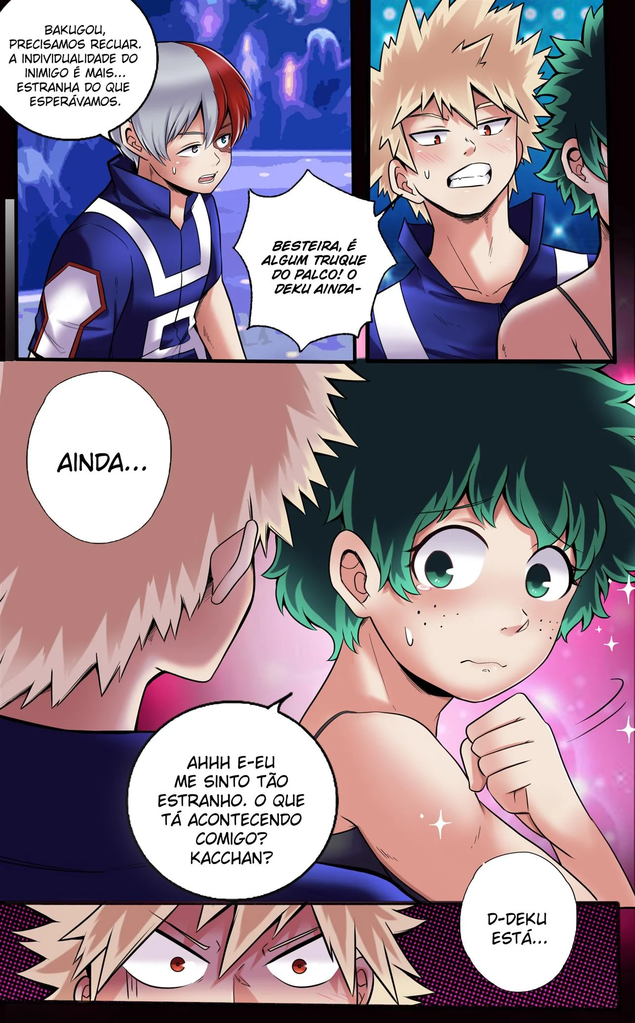 Sendo dominadas pelo vilão: Putarias de Boku no Hero em HQ