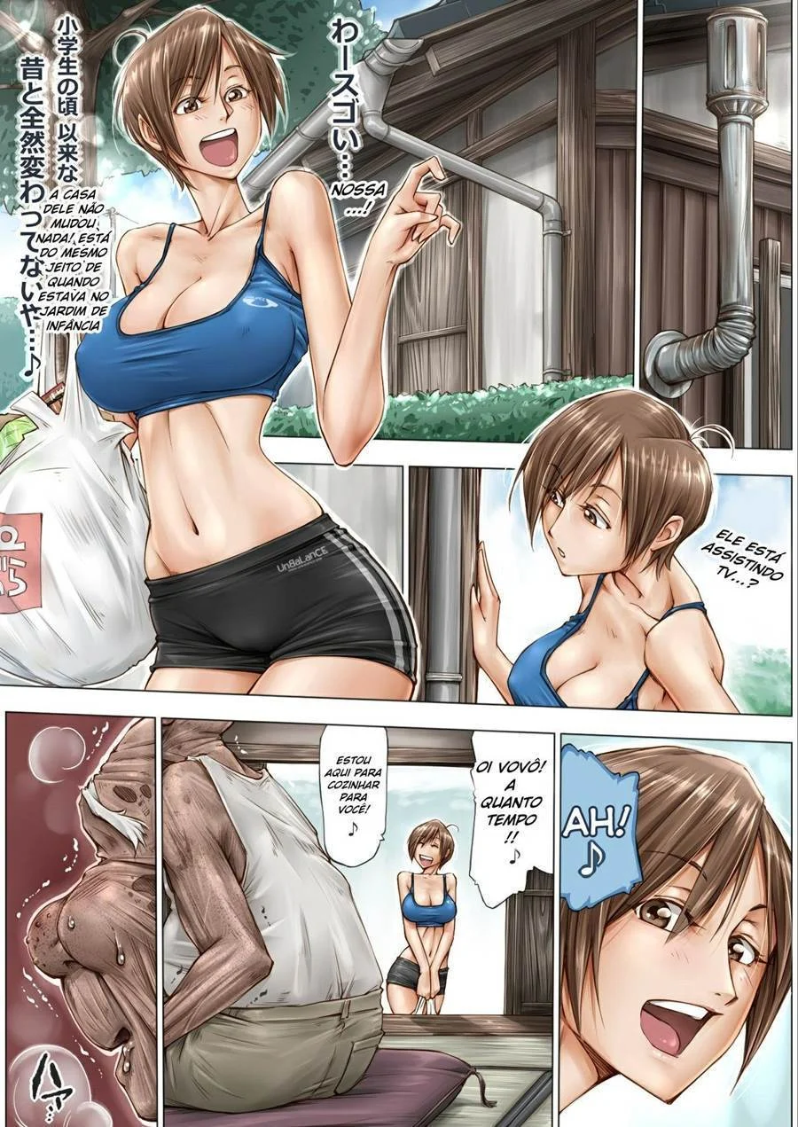 Vovô Fode Netinha Virgem - Sexo Explícito nos Quadrinhos