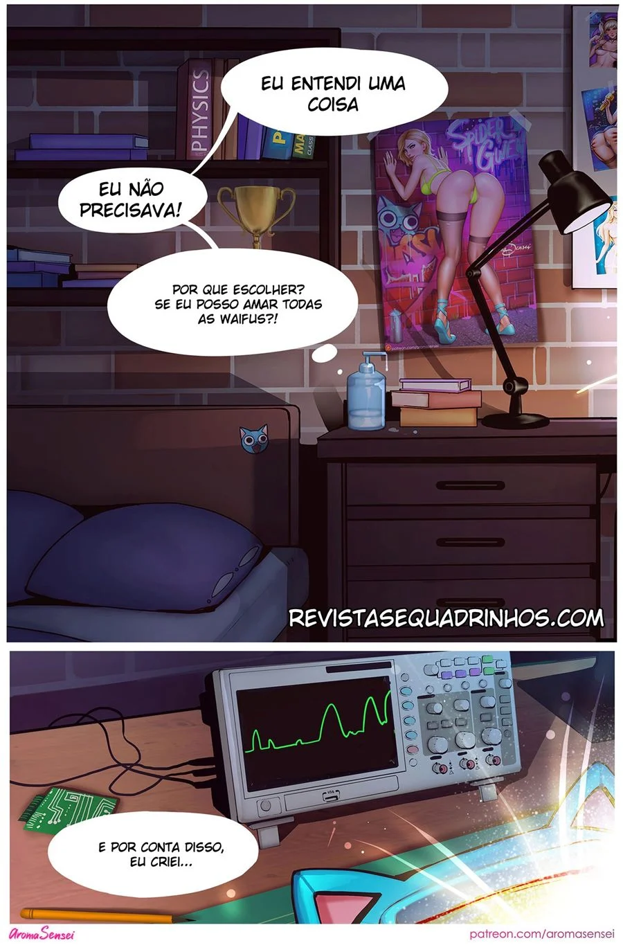Foda Explícita com a Gwen em HQ Adulta: Cenas Quentes de Hentai