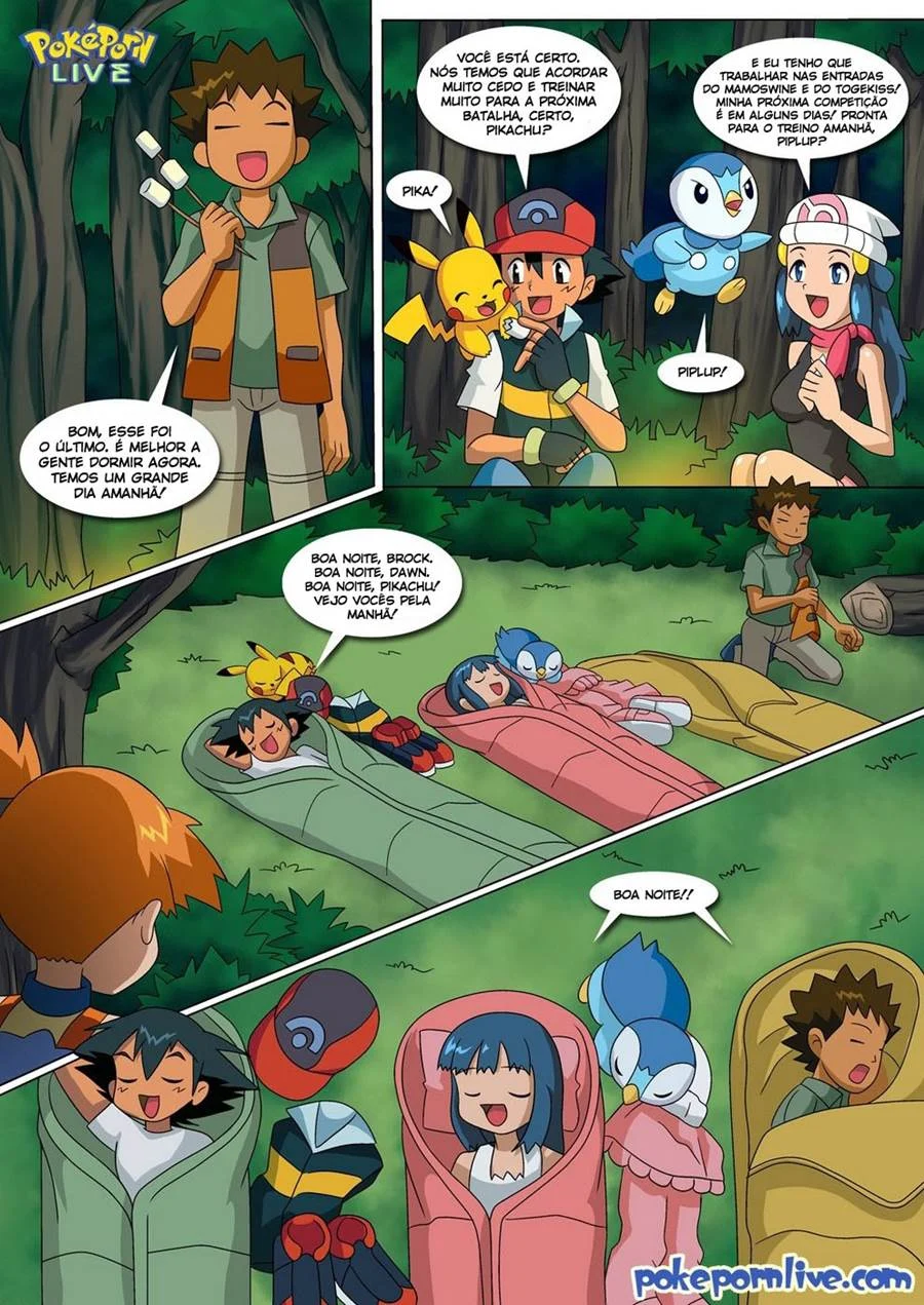 Sonhos Eróticos Pokemon: Quadrinhos Explícitos de Sexo e Fantasias Molhadas
