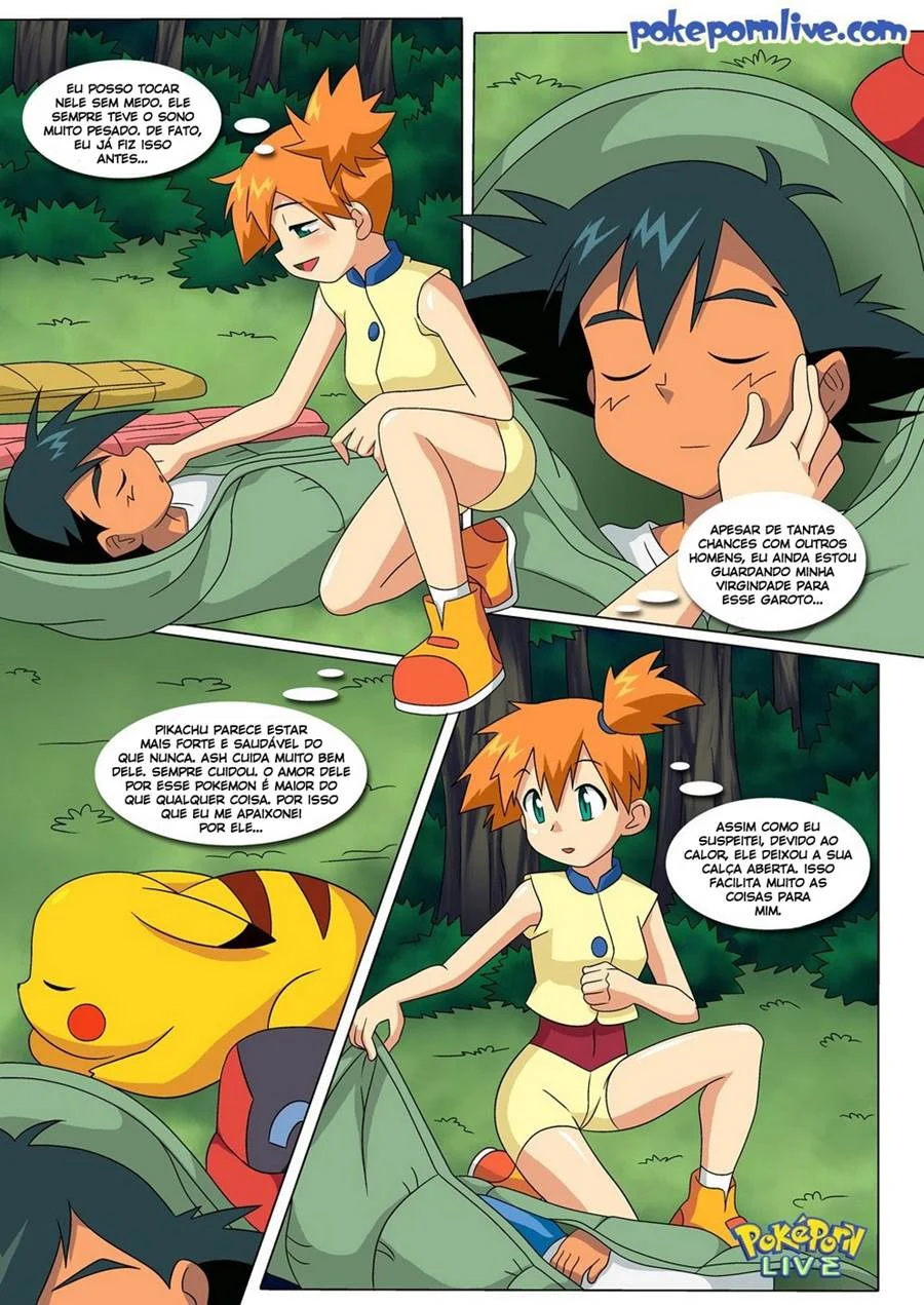 Sonhos Eróticos Pokemon: Quadrinhos Explícitos de Sexo e Fantasias Molhadas