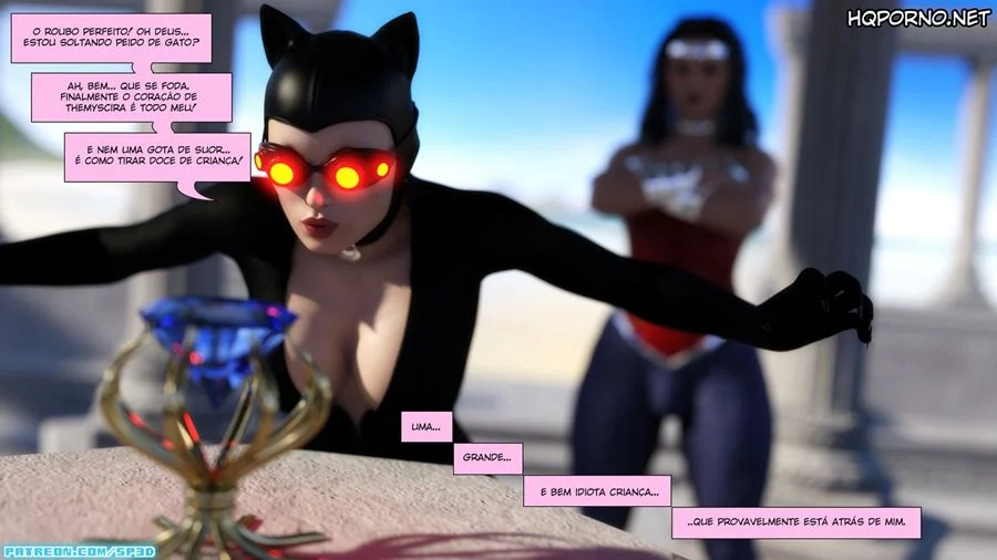 As Amazonas Sedutoras de Themyscira - Sexo Explícito em 3D Irresistível As Amazonas Sedutoras de Themyscira - Sexo Explícito em 3D Irresistível