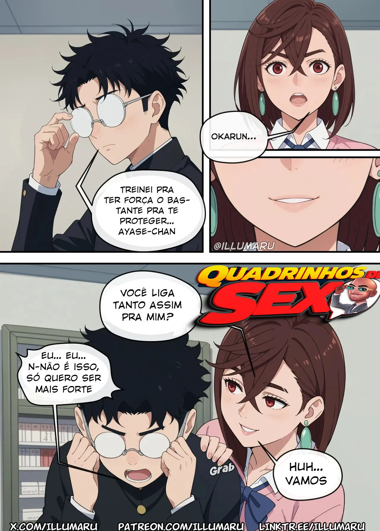 Doki Doki: Quem vai foder com Okarun? - Hentai de sexo explícito Doki Doki: Quem vai foder com Okarun? - Hentai de sexo explícito