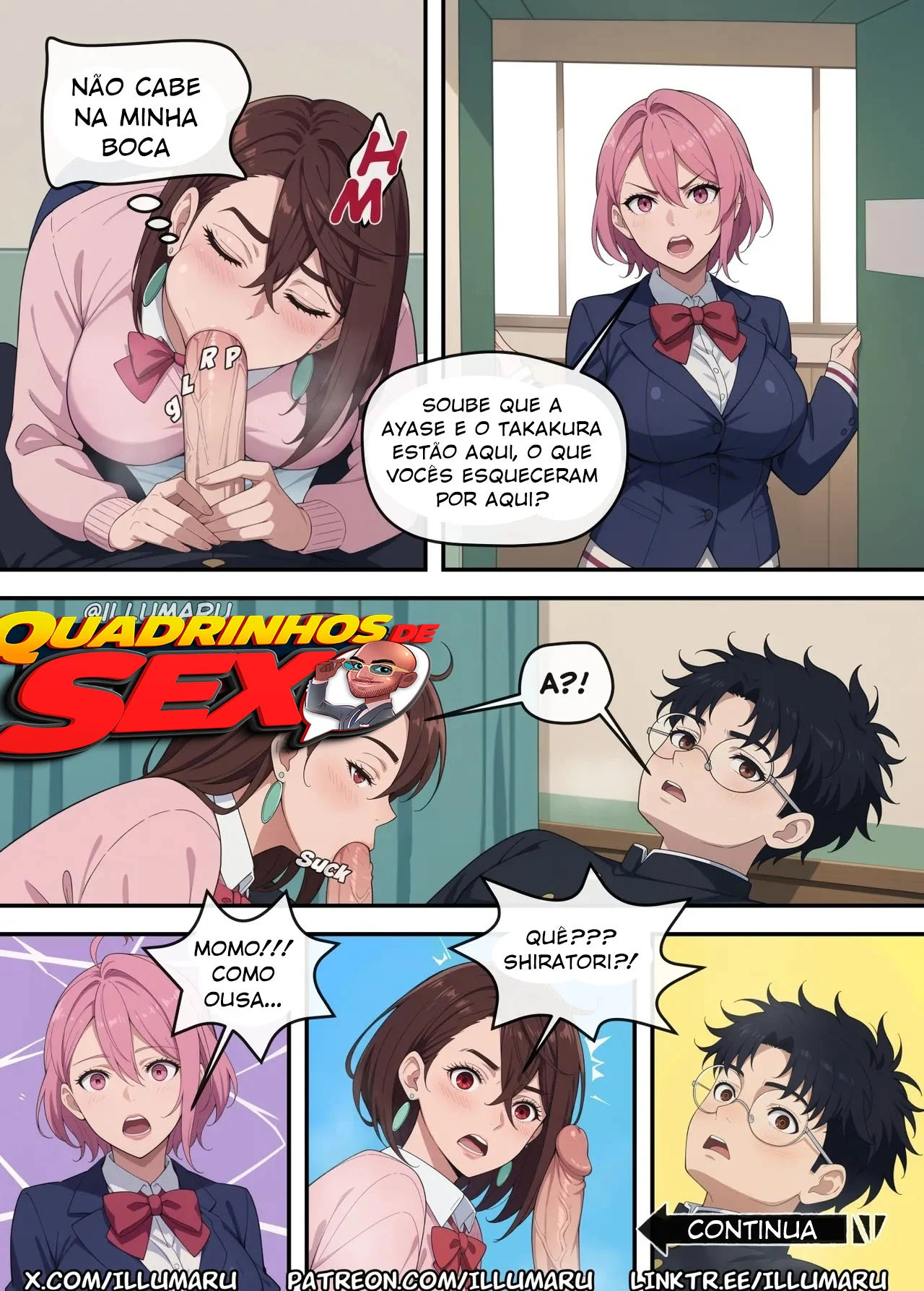 Doki Doki: Quem vai foder com Okarun? - Hentai de sexo explícito