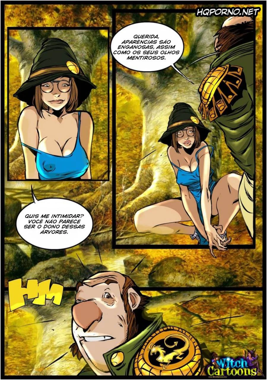 Witch e o Bárbaro Selvagem: Orgia Brutal nos Quadrinhos Eróticos
