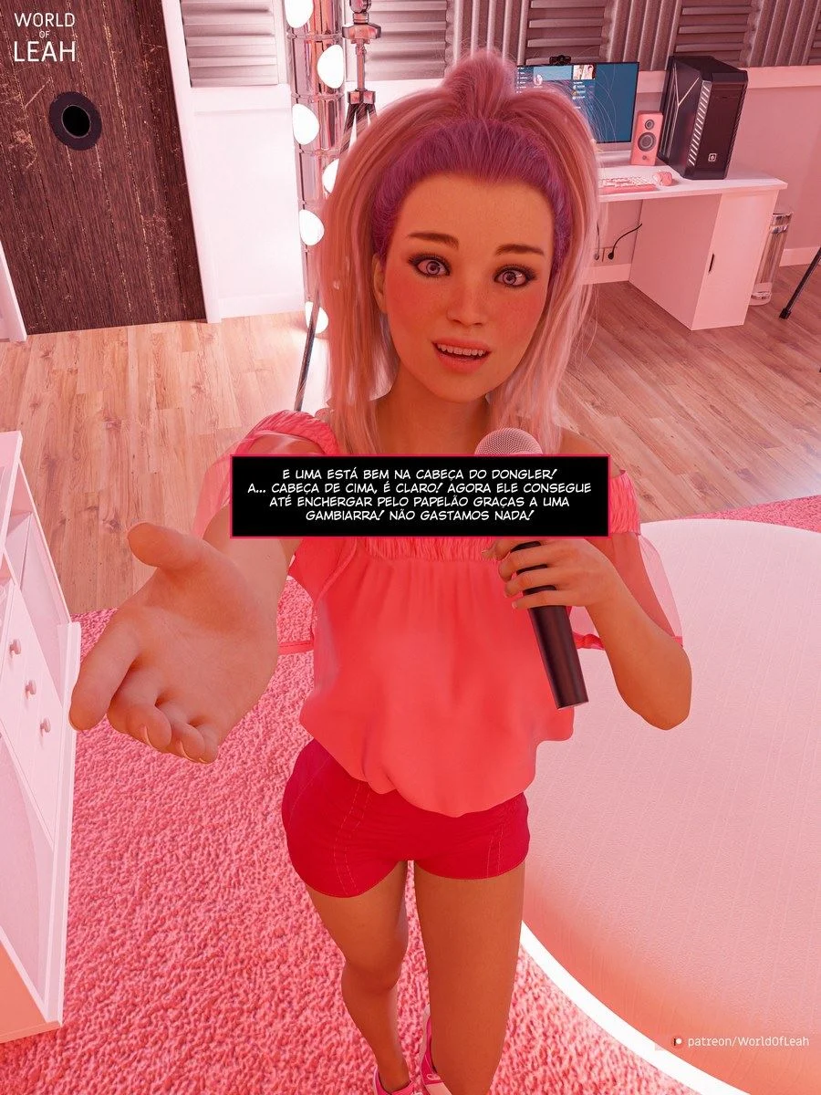 Jogos Sexuais de Leah: Exploração Proibida em 3D - Hentai Explícito em HQ