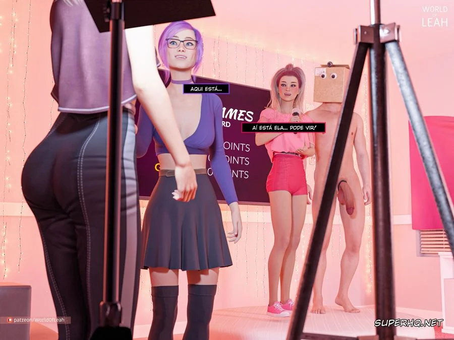 Jogos Sexuais de Leah: Exploração Proibida em 3D - Hentai Explícito em HQ