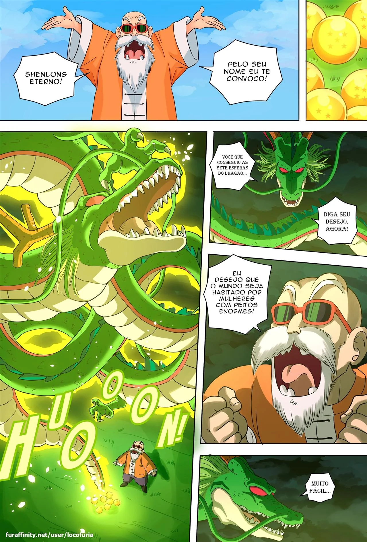 Hentai Explícito de Dragon Ball: Orgias Épicas com Goku e Suas Amantes