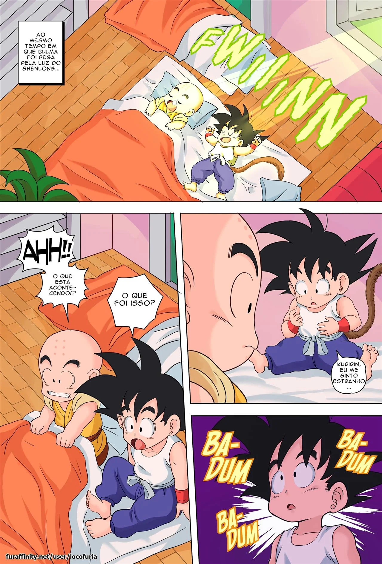 Hentai Explícito de Dragon Ball: Orgias Épicas com Goku e Suas Amantes