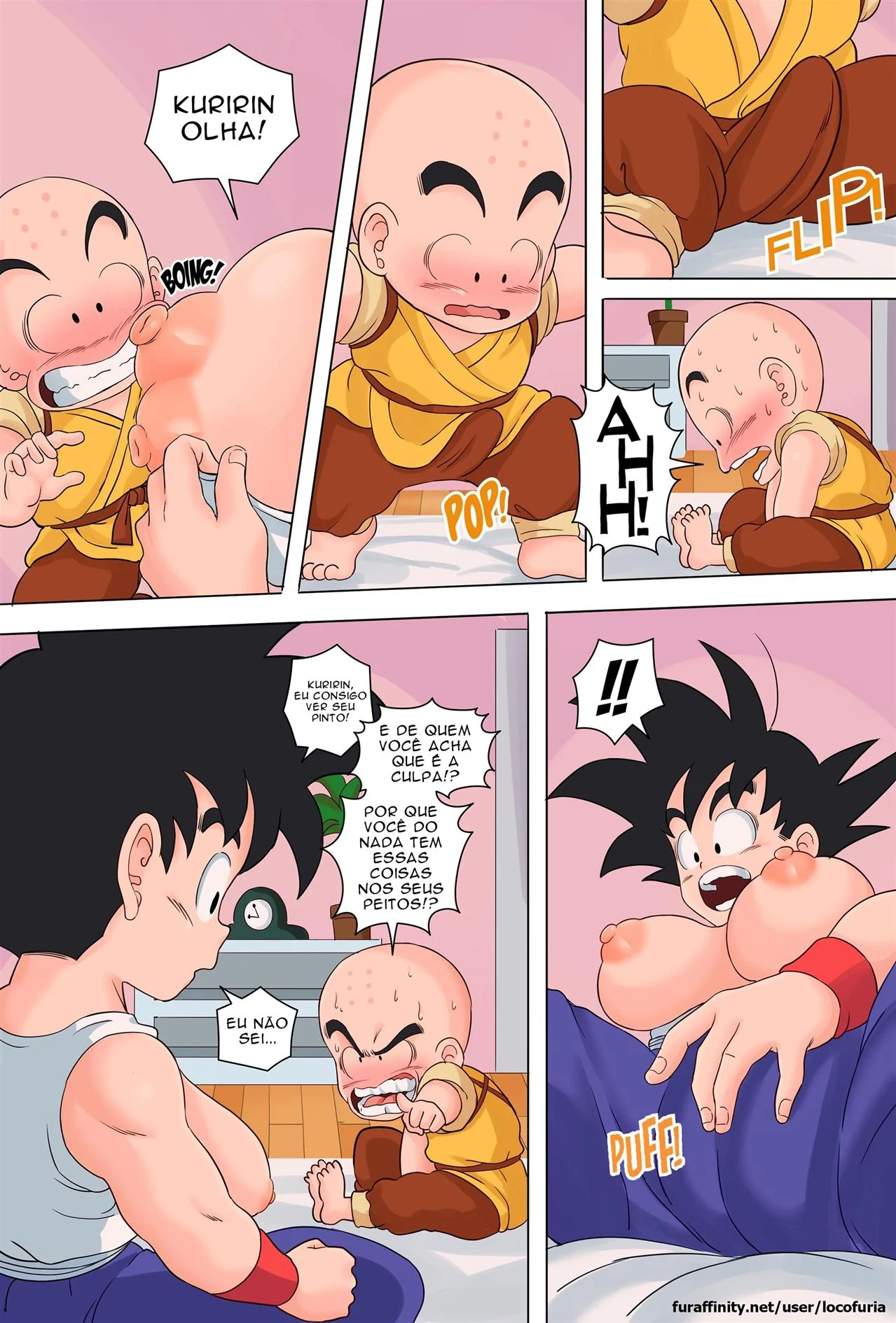 Hentai Explícito de Dragon Ball: Orgias Épicas com Goku e Suas Amantes