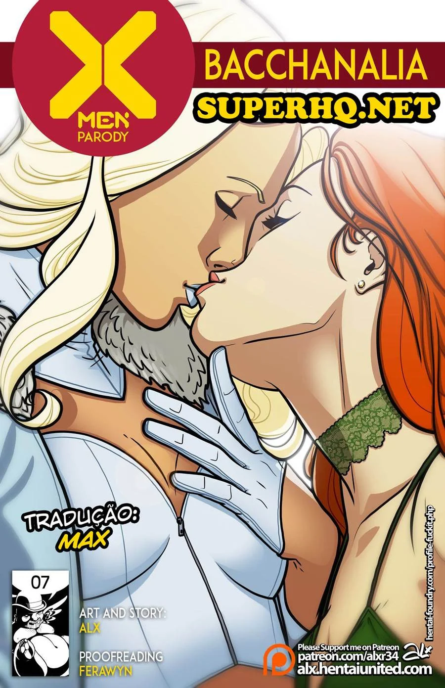 Orgia Mútante: X-Men em Cenas Explícitas de Sexo Grupal