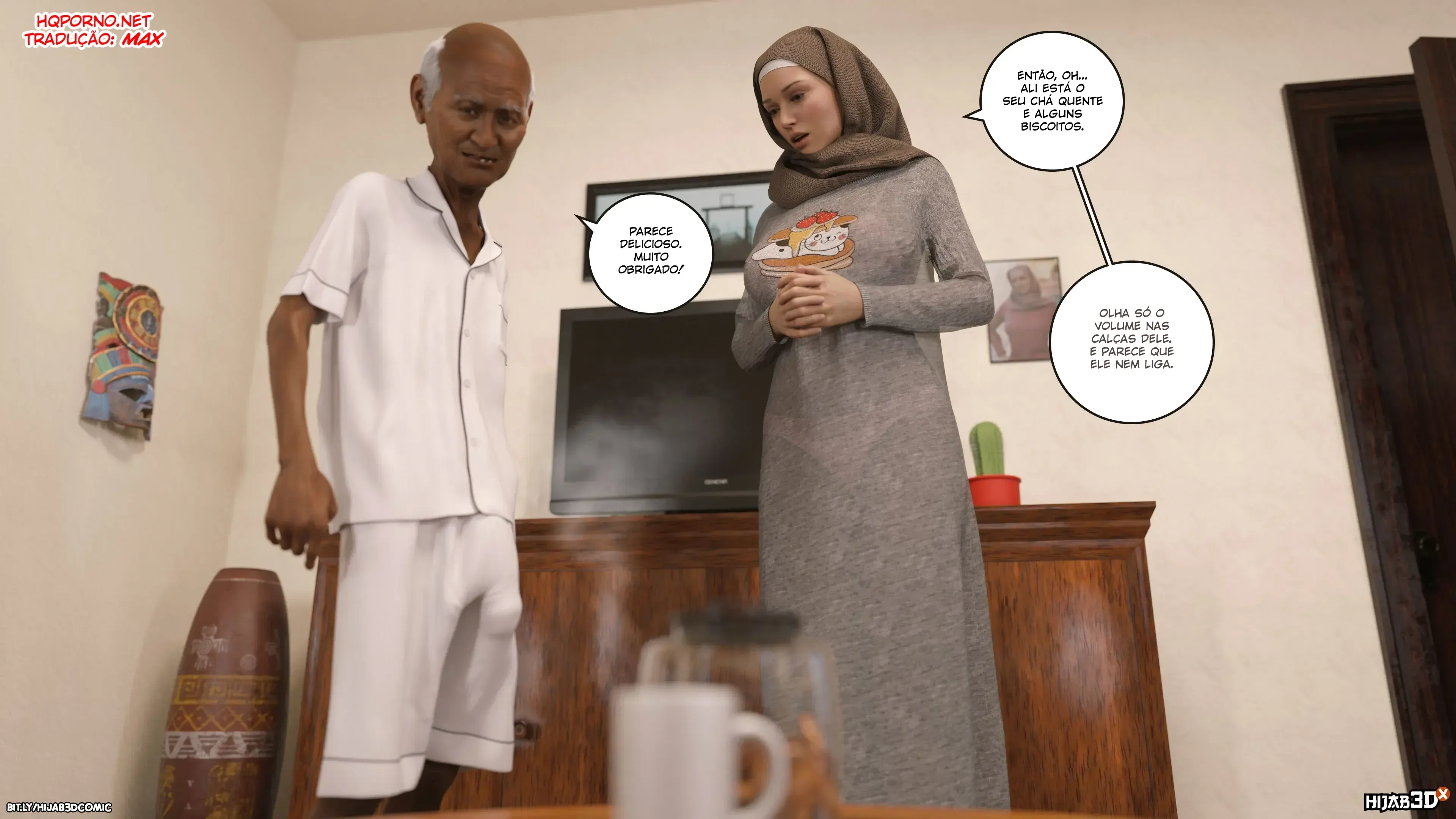 MASSAGEM PROIBIDA: A Suruba Explícita em HQ 3D que Vai Te Deixar Sem Controle