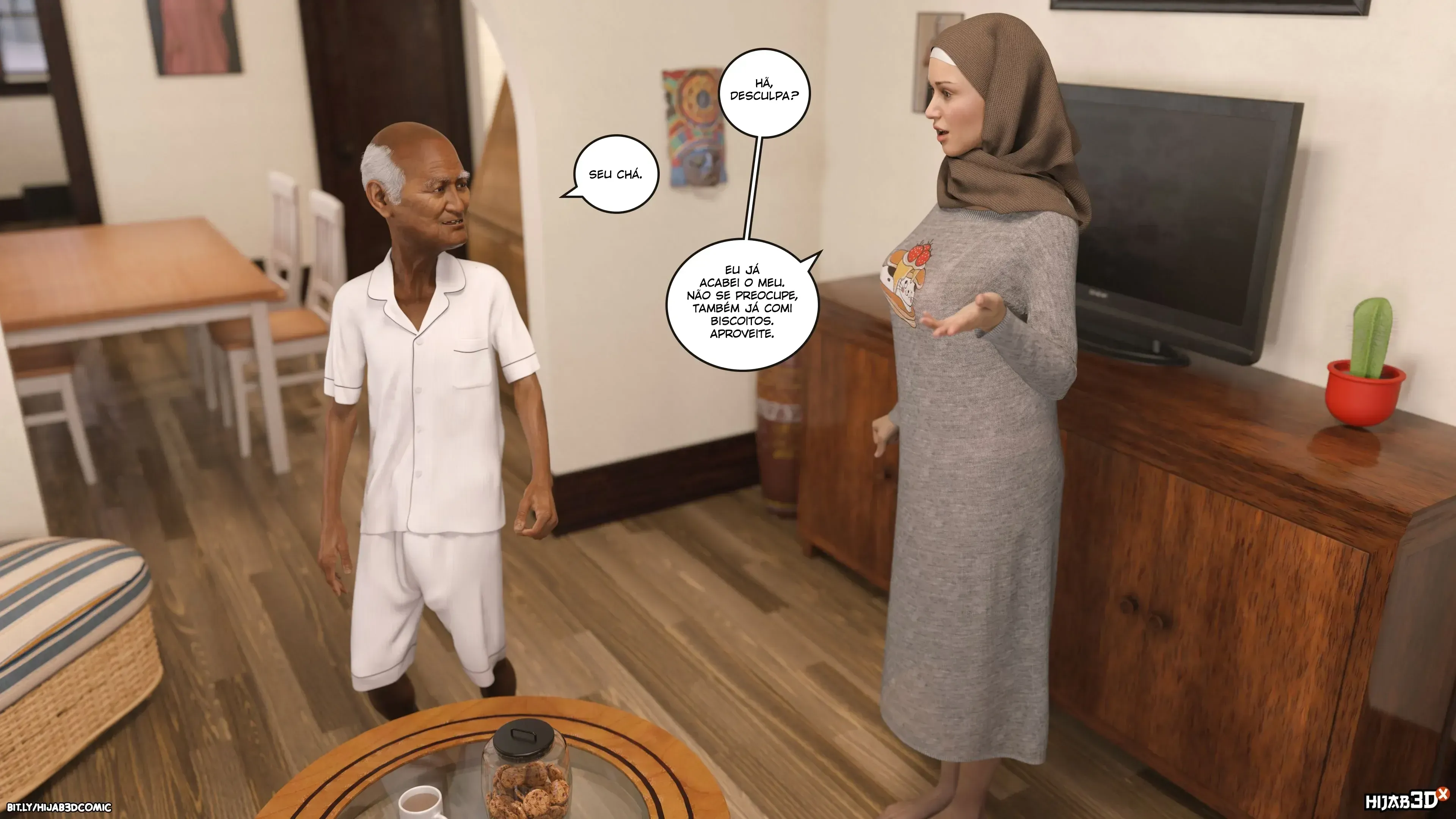 MASSAGEM PROIBIDA: A Suruba Explícita em HQ 3D que Vai Te Deixar Sem Controle