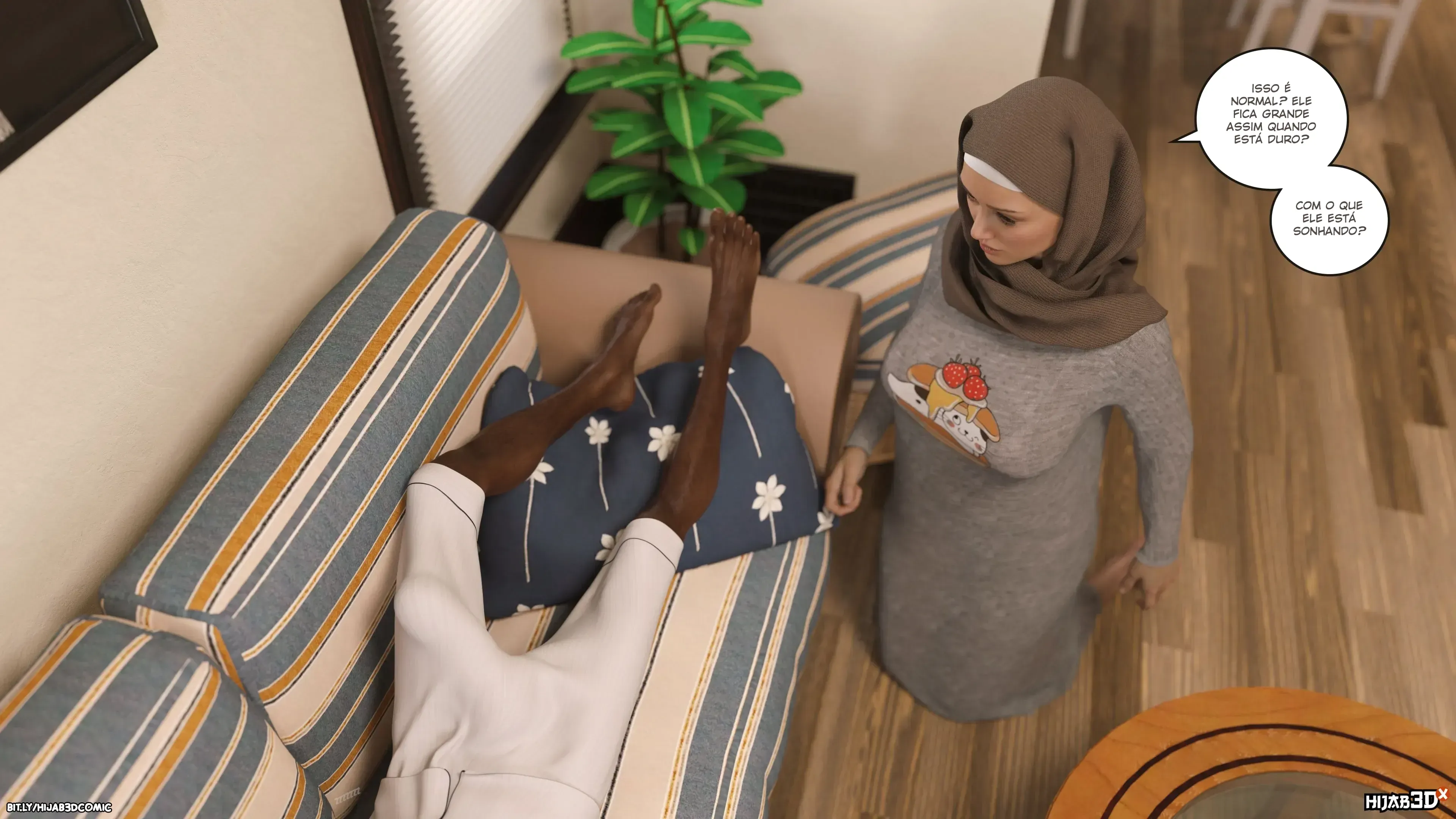 MASSAGEM PROIBIDA: A Suruba Explícita em HQ 3D que Vai Te Deixar Sem Controle