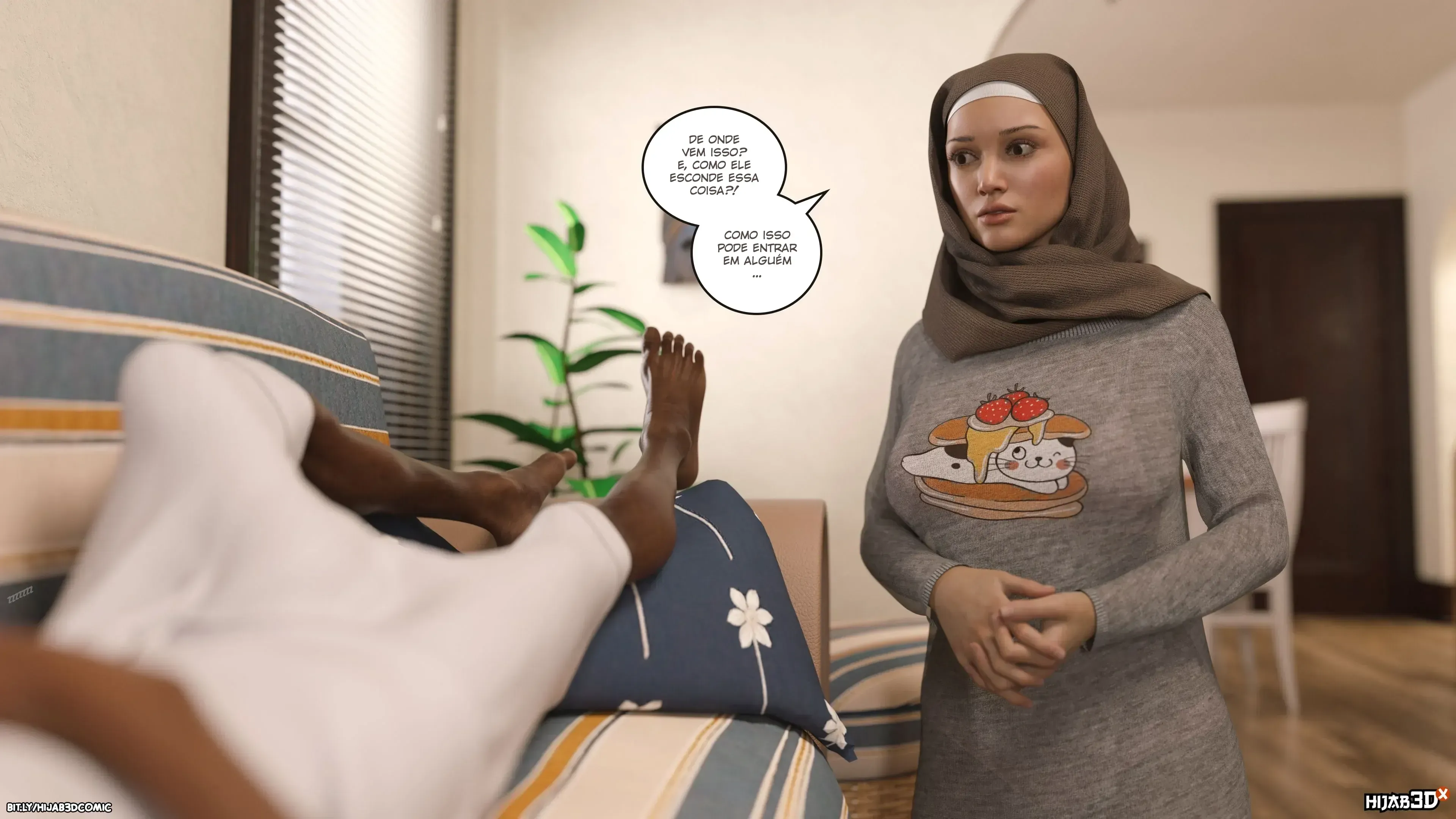 MASSAGEM PROIBIDA: A Suruba Explícita em HQ 3D que Vai Te Deixar Sem Controle