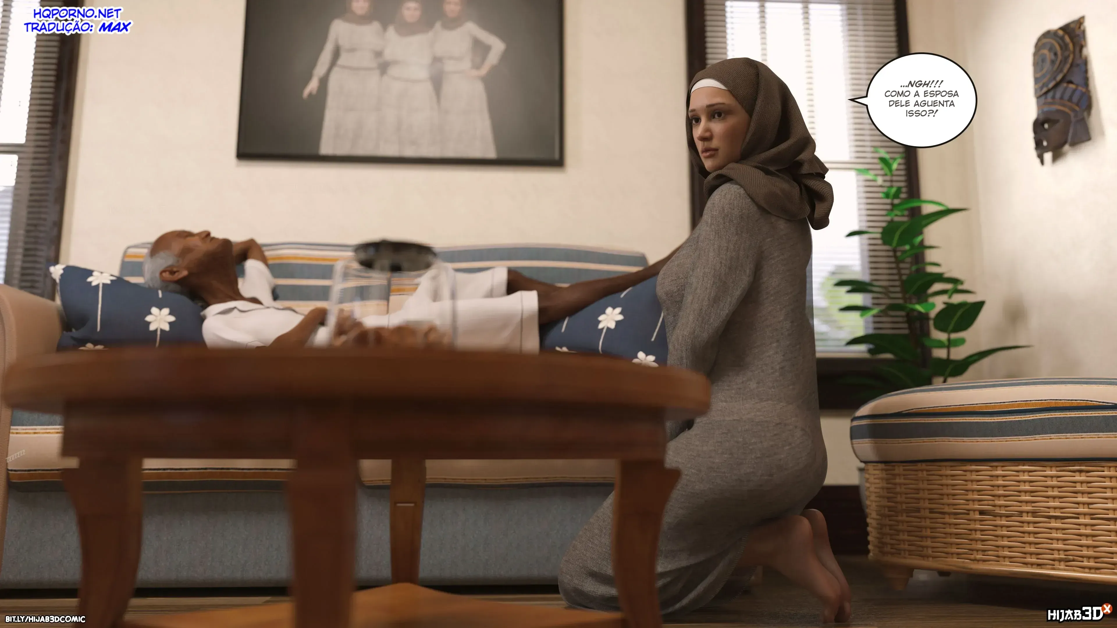 MASSAGEM PROIBIDA: A Suruba Explícita em HQ 3D que Vai Te Deixar Sem Controle