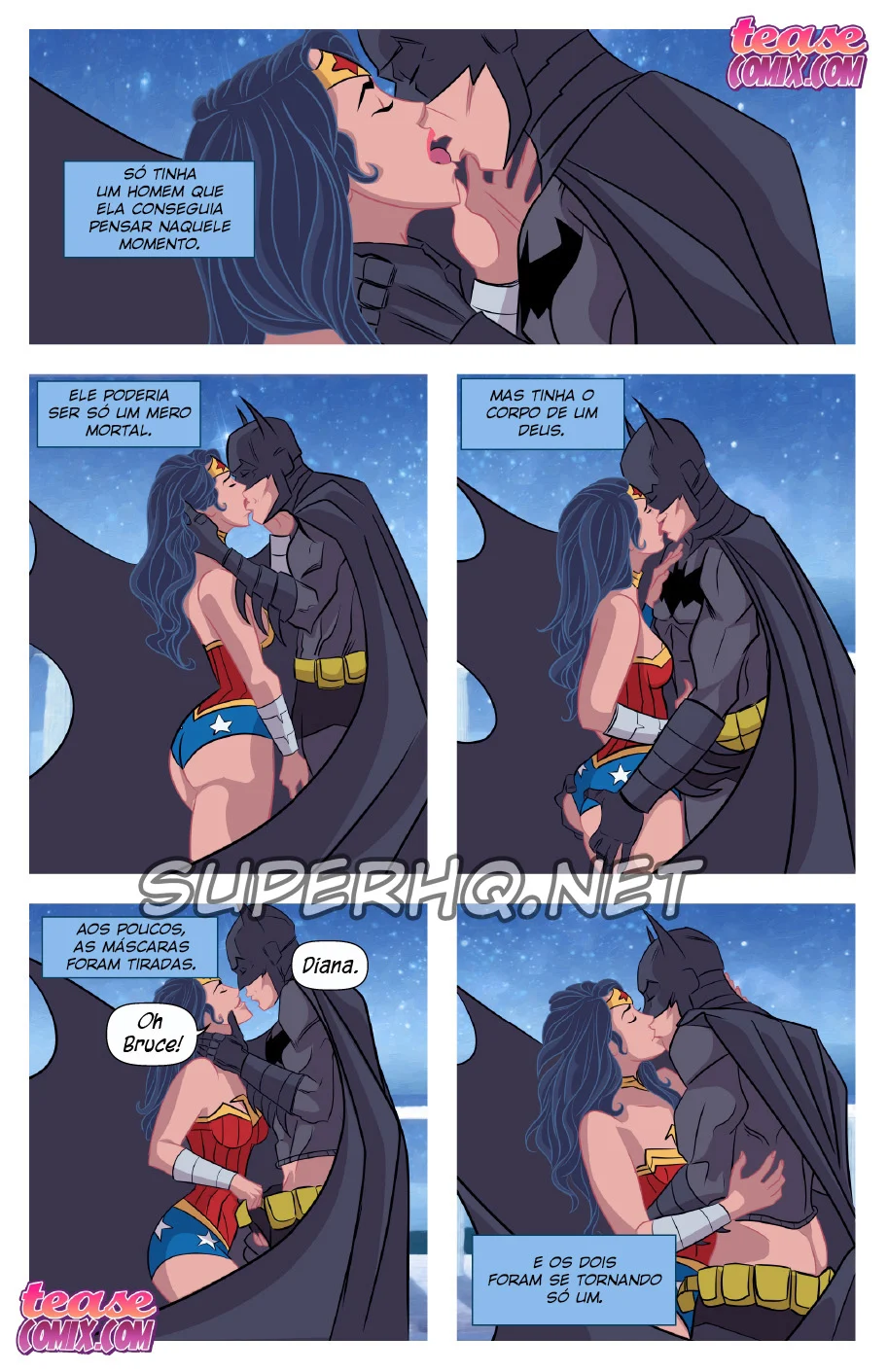 Mulher Maravilha Nua: A Super-Heroína em Cenas Explícitas de Foda