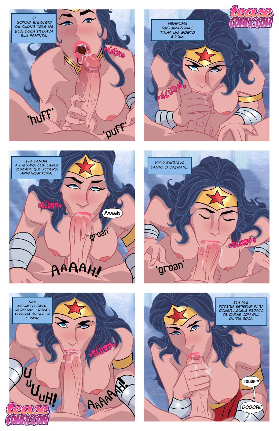 Mulher Maravilha Nua: A Super-Heroína em Cenas Explícitas de Foda
