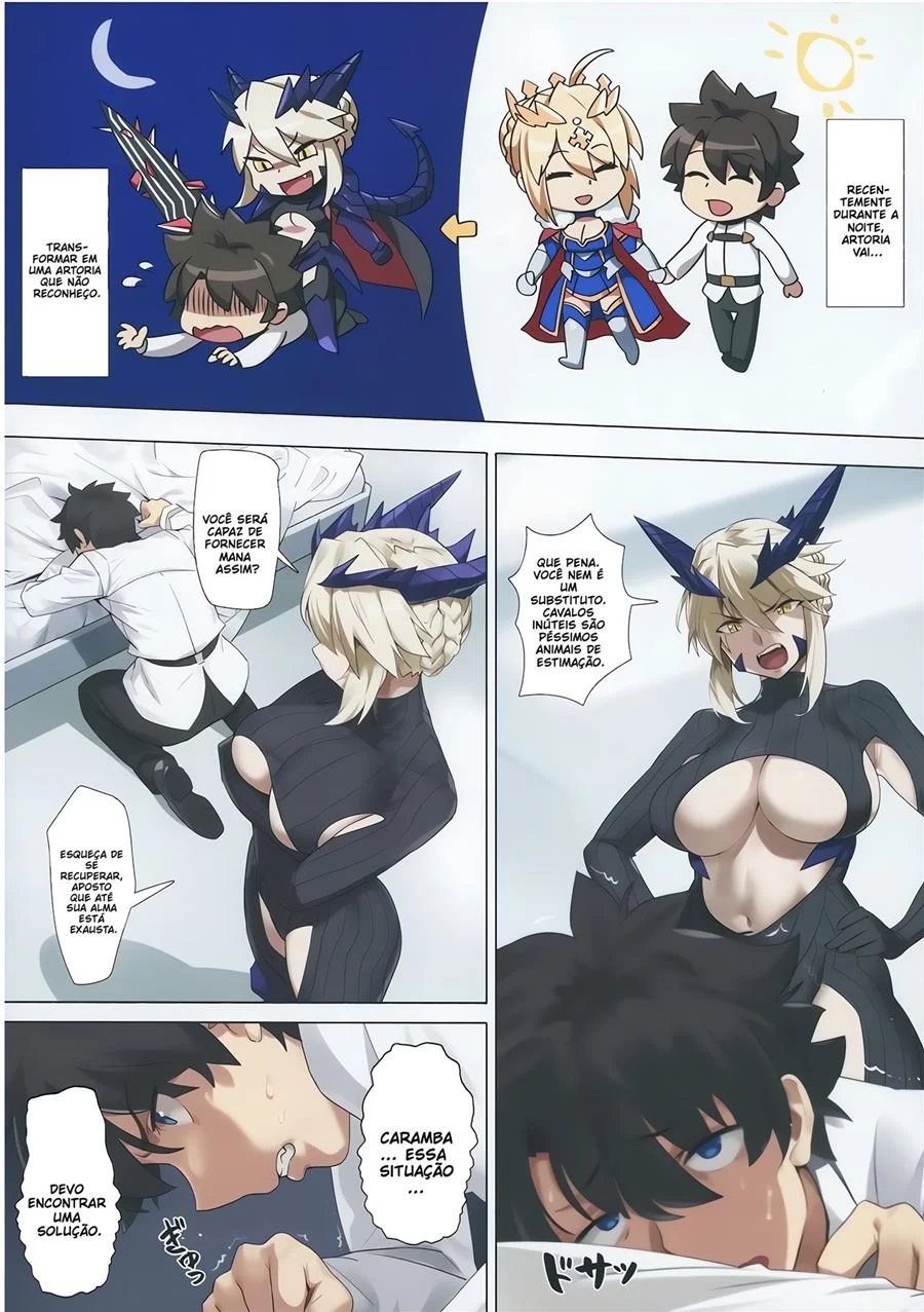 Safada Garota Fate Em Quadrinhos: Sexo Quente no Grand Order