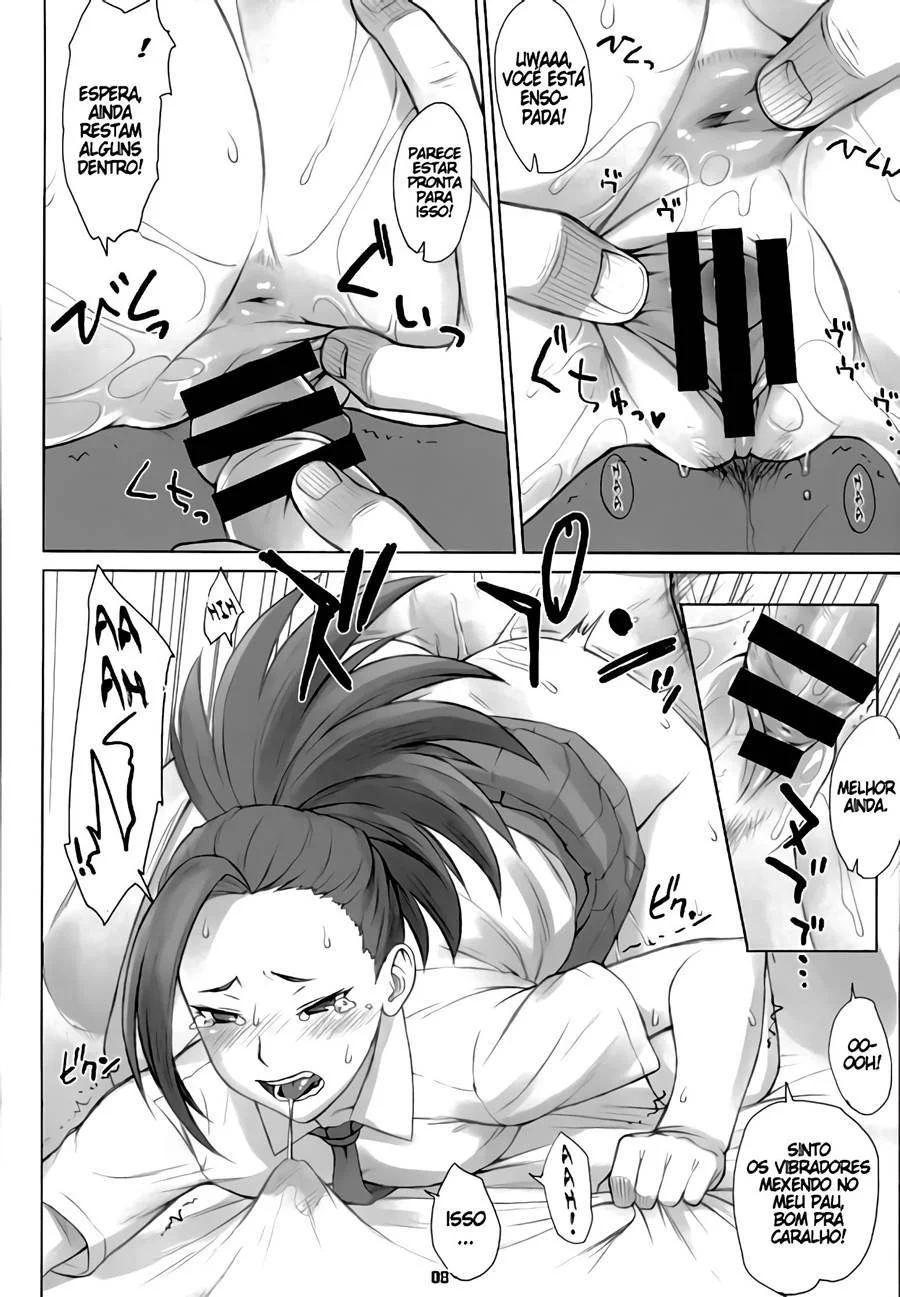 Fantasias Obscenas com Yaoyorozu: Sexo Explícito em Quadrinhos de Boku no Hero