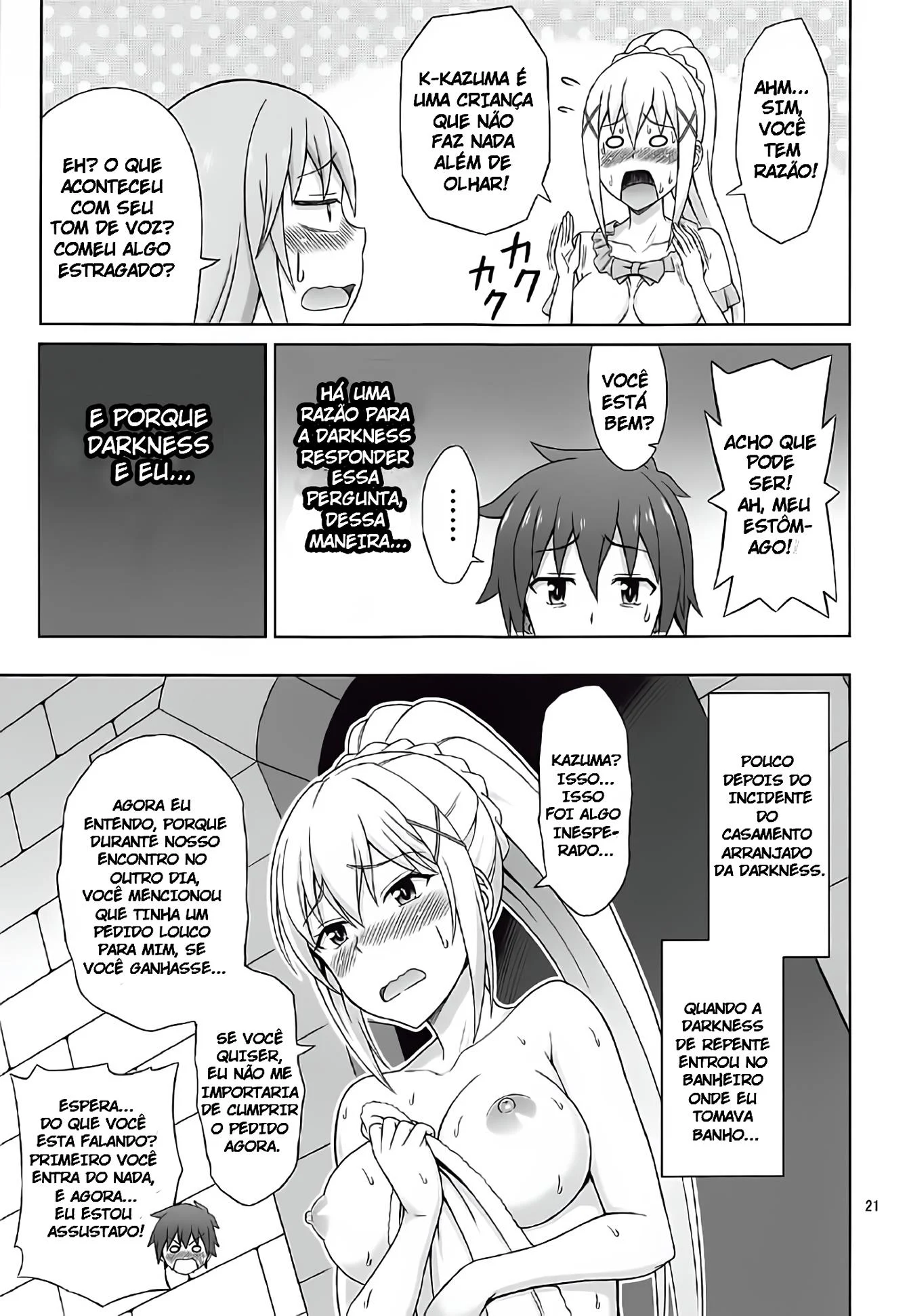 História Explícita de Noites Explosivas com Megumin